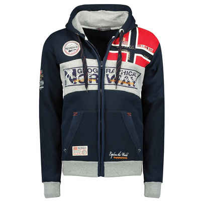 Geographical Norway Funktionsjacke Geographical Norway Herren Sweatjacke421 M Navy