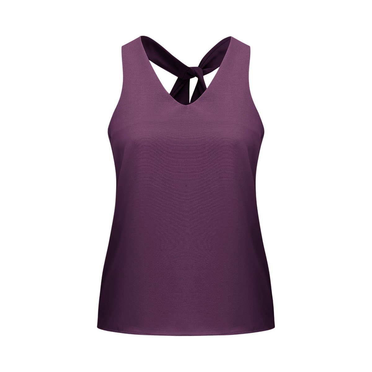 Damen Tank Top V-Ausschnitt - Lässiges ärmelloses Sommer Top