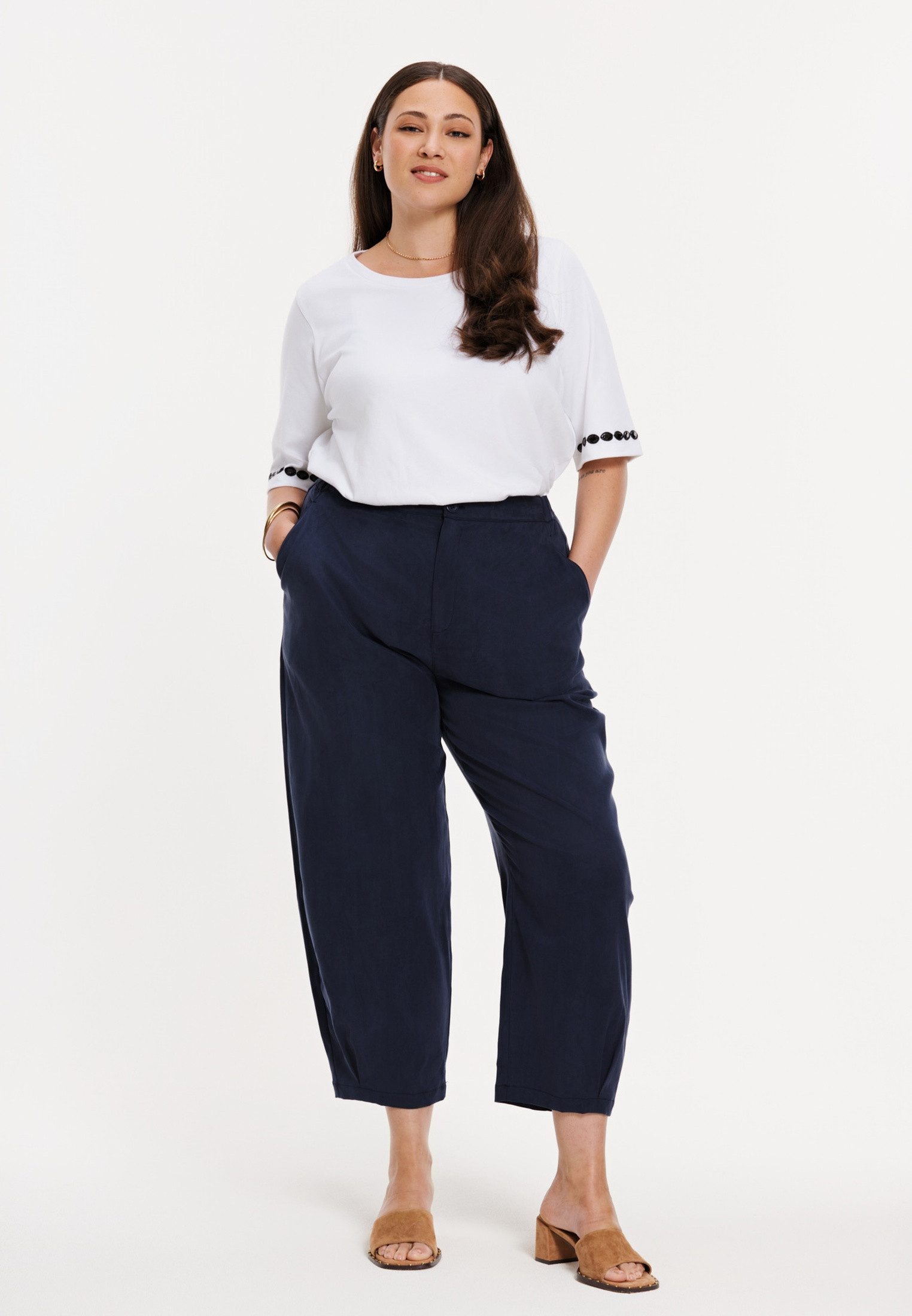 YOEK Langarmshirt Damen T-shirt Flare Fit