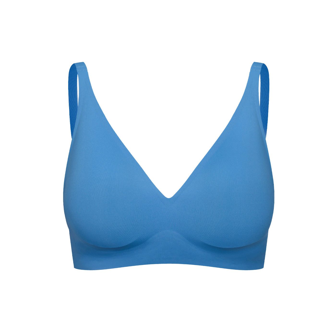 cfab by creamy fabrics Bügelloser BH Comfort Push-Up BH-Silver Lake Blue-L günstig online kaufen