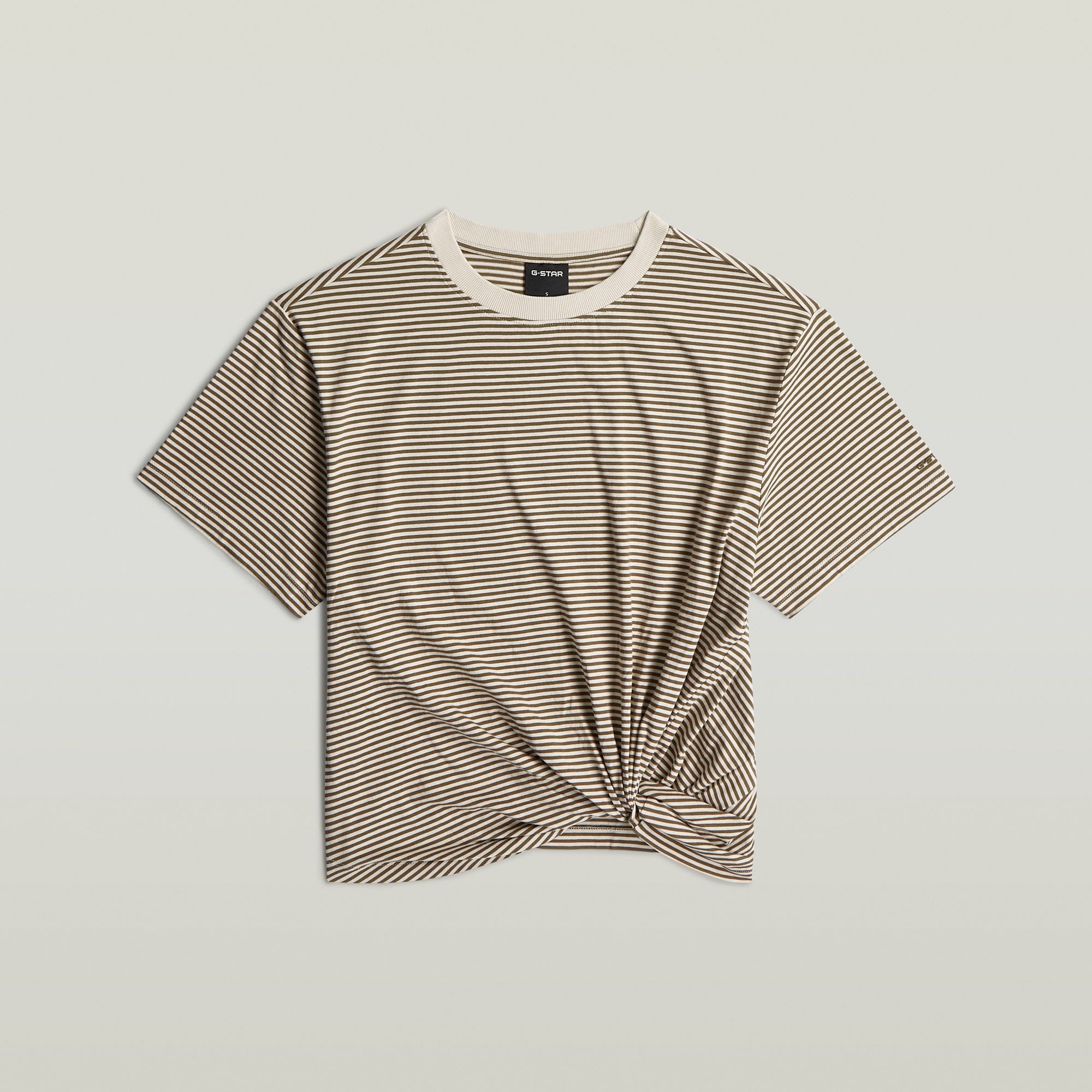 G-STAR T-Shirt Relaxed Knot mit Knotendetail, Rundhalsform – Bild 5 von 5