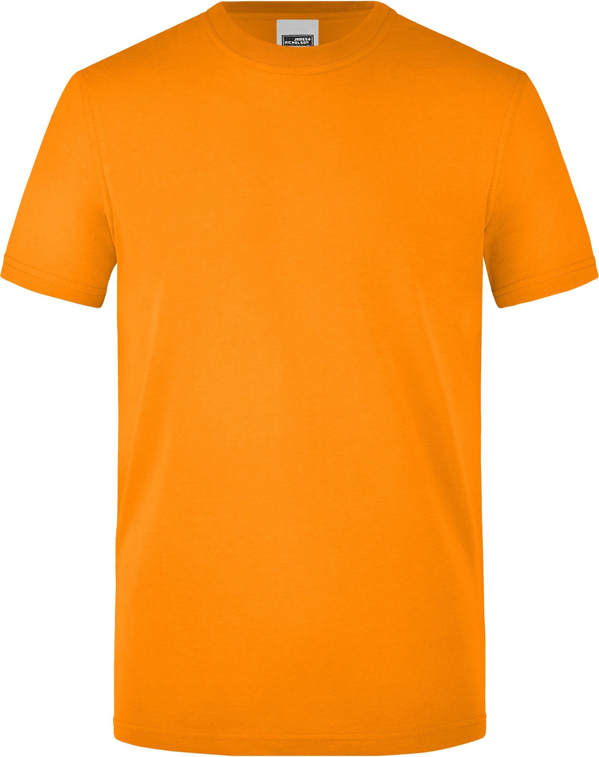 Workwear James T-Shirt ORANGE Signal NEON Herren Nicholson & T-Shirt