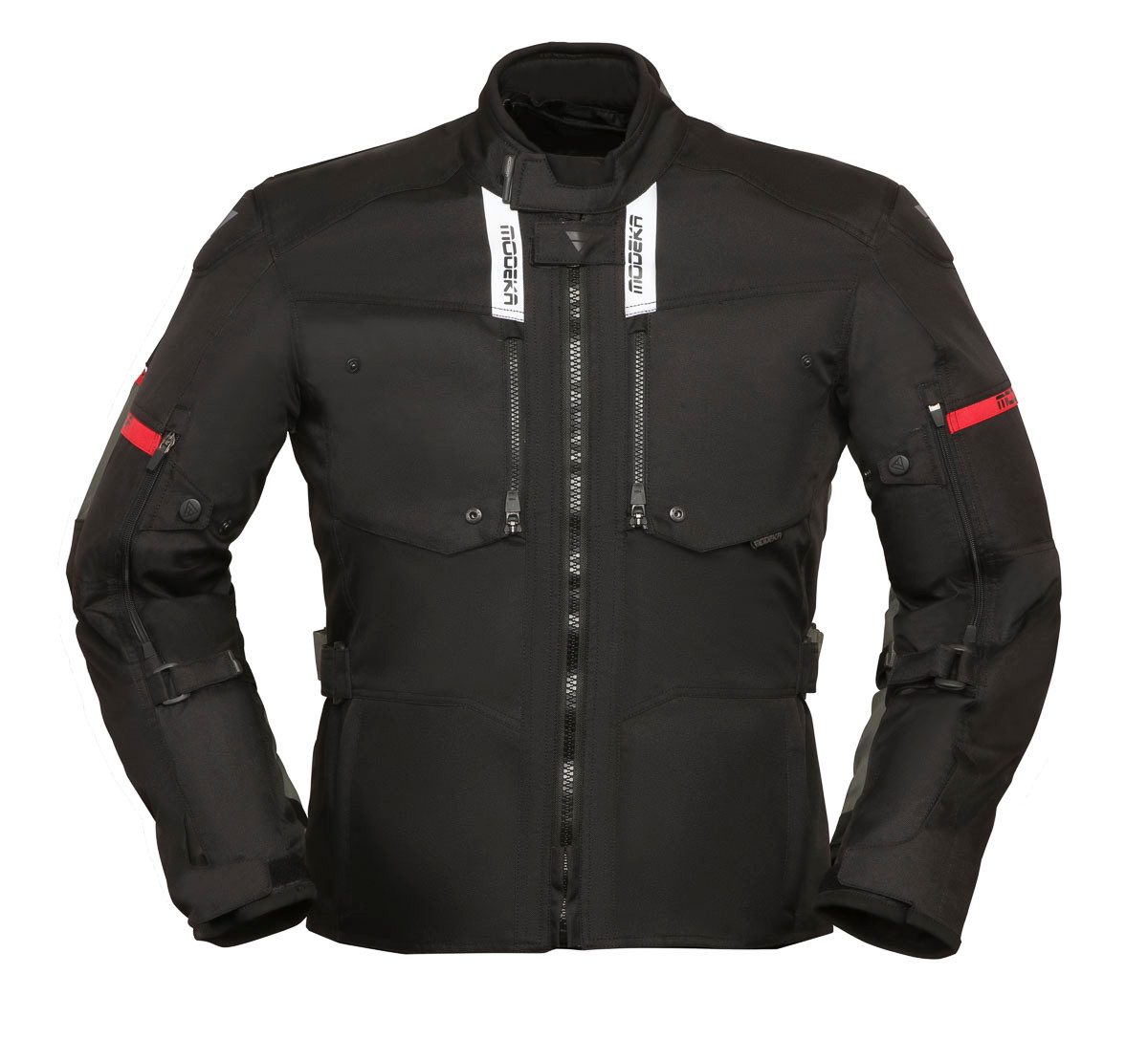 Modeka Motorradjacke Modeka Jacke Herren Raegis schwarz 5XL Protektoren