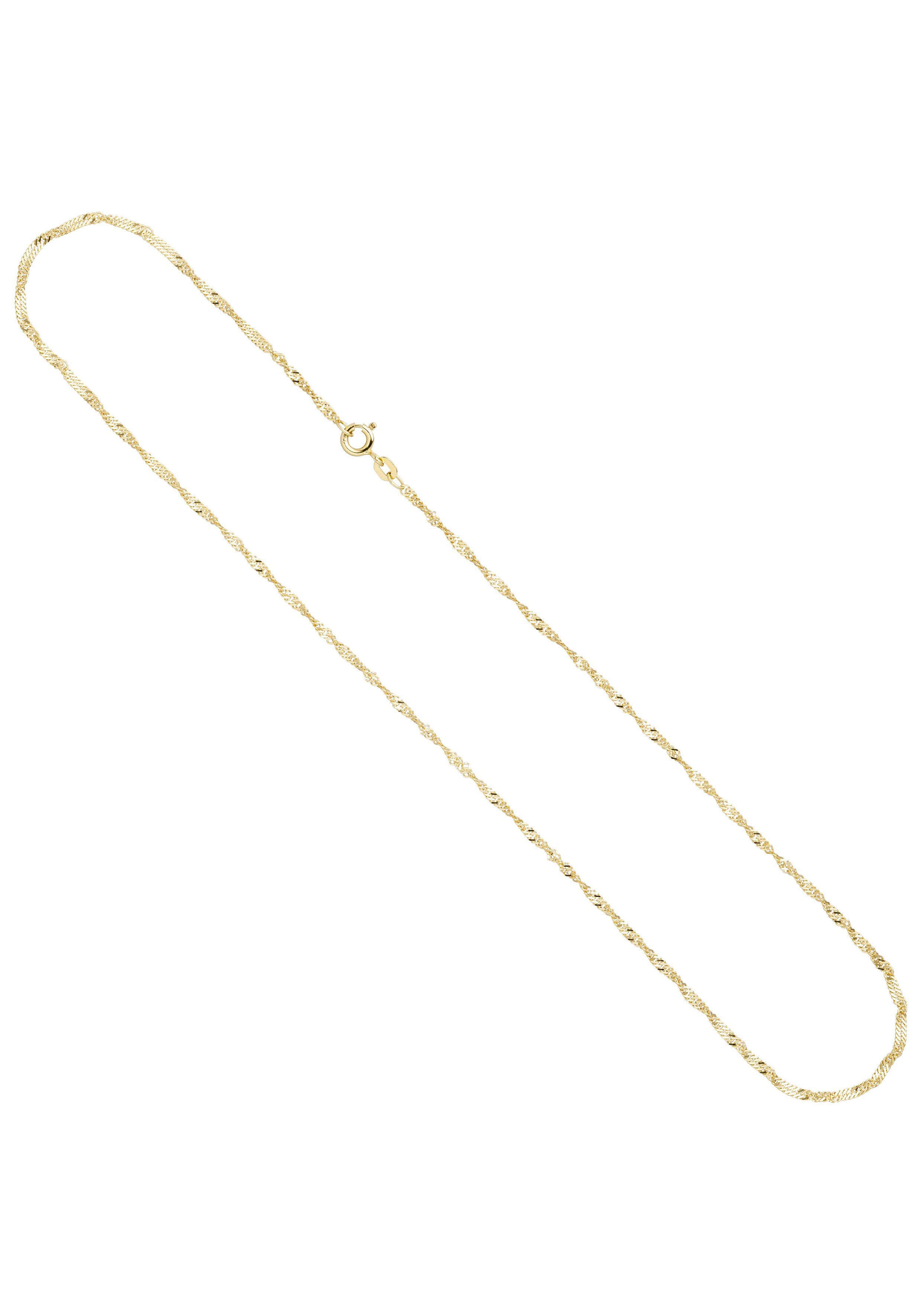JOBO Goldkette, Singapurkette 585 Gold 42 cm 1,8 mm