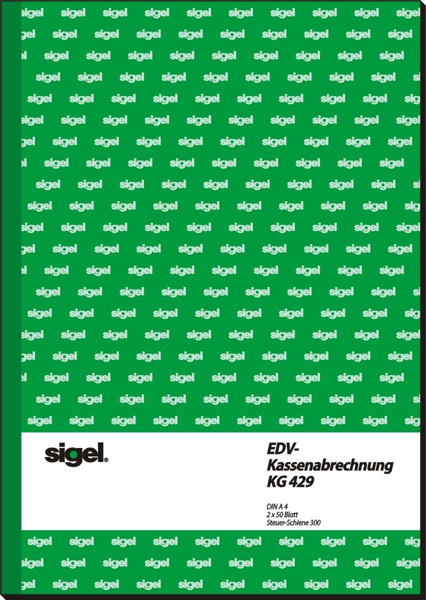 Formularblock Formularbuch EDV-Kassenbericht A4hoch