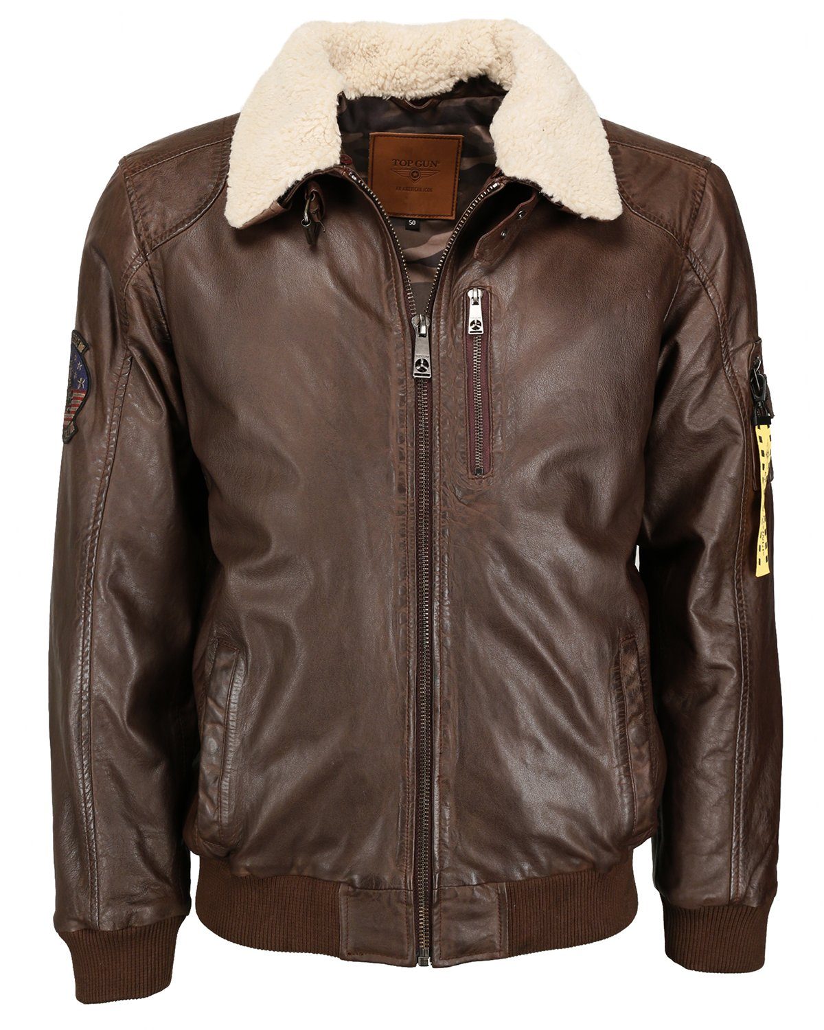TOP GUN Lederjacke TG Rafel