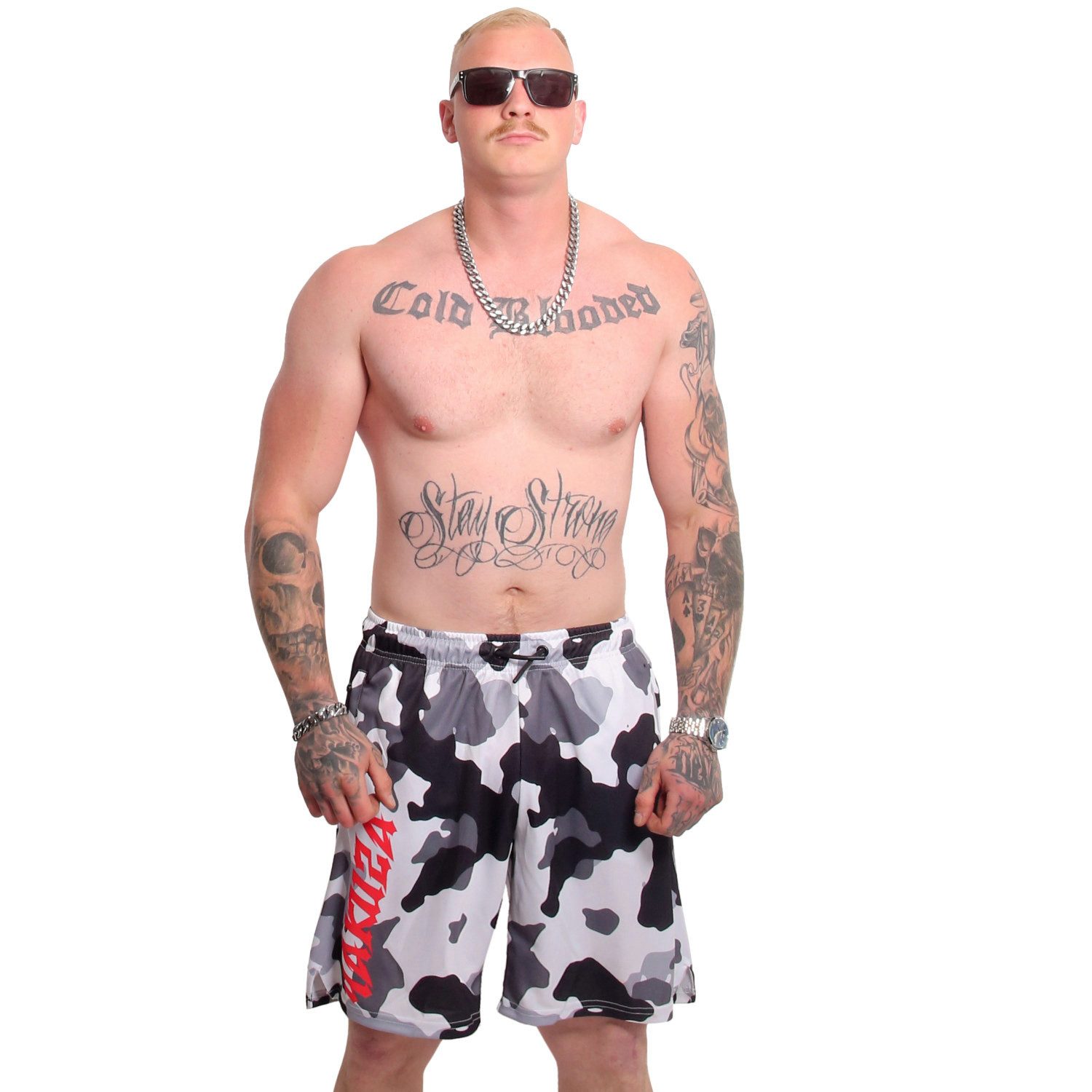 YAKUZA Sweatshorts Fighter aus hochwertigem Mesh-Stoff günstig online kaufen