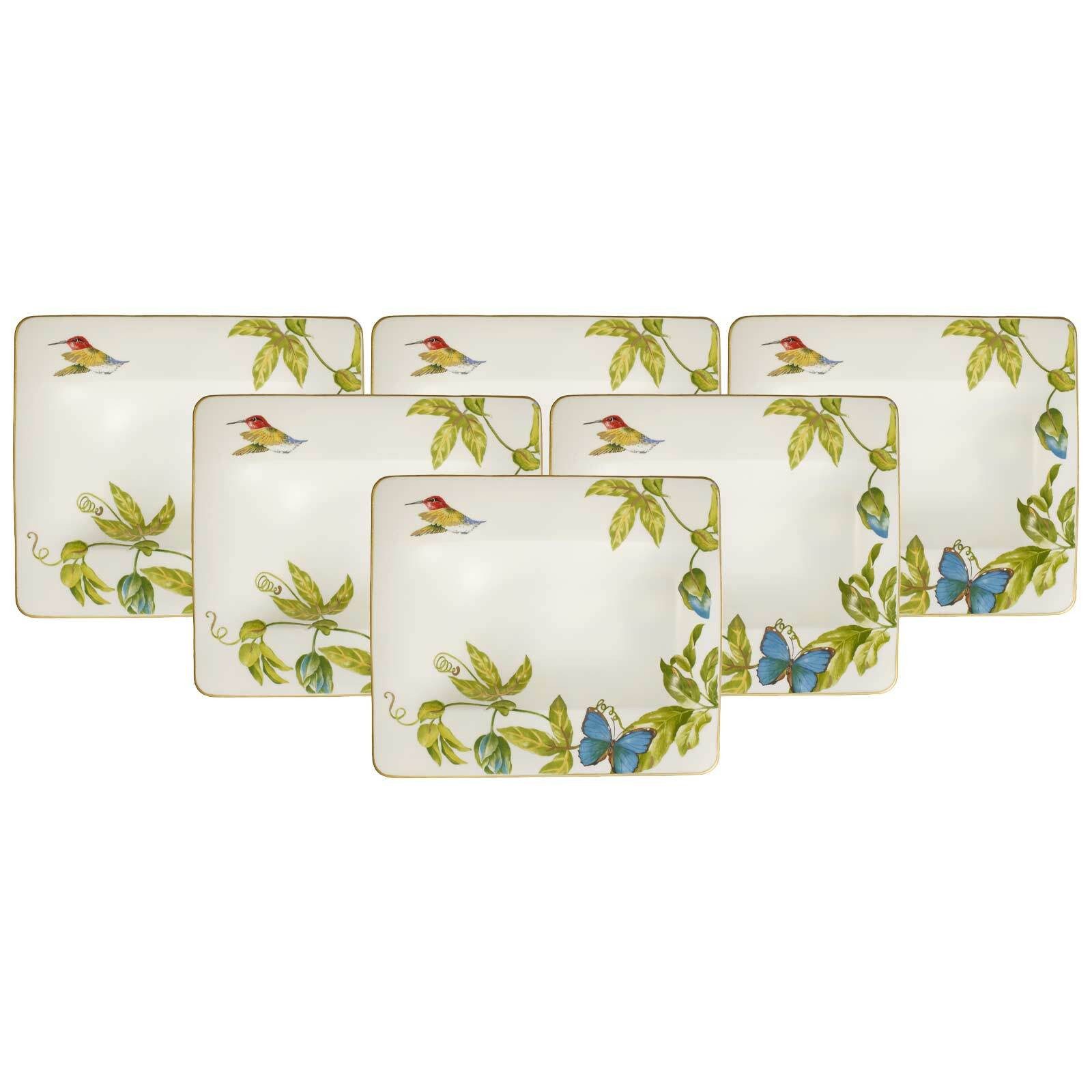 Villeroy & Boch Suppenteller Amazonia Suppenteller 24 x 21 cm 6er Set, (6 St)