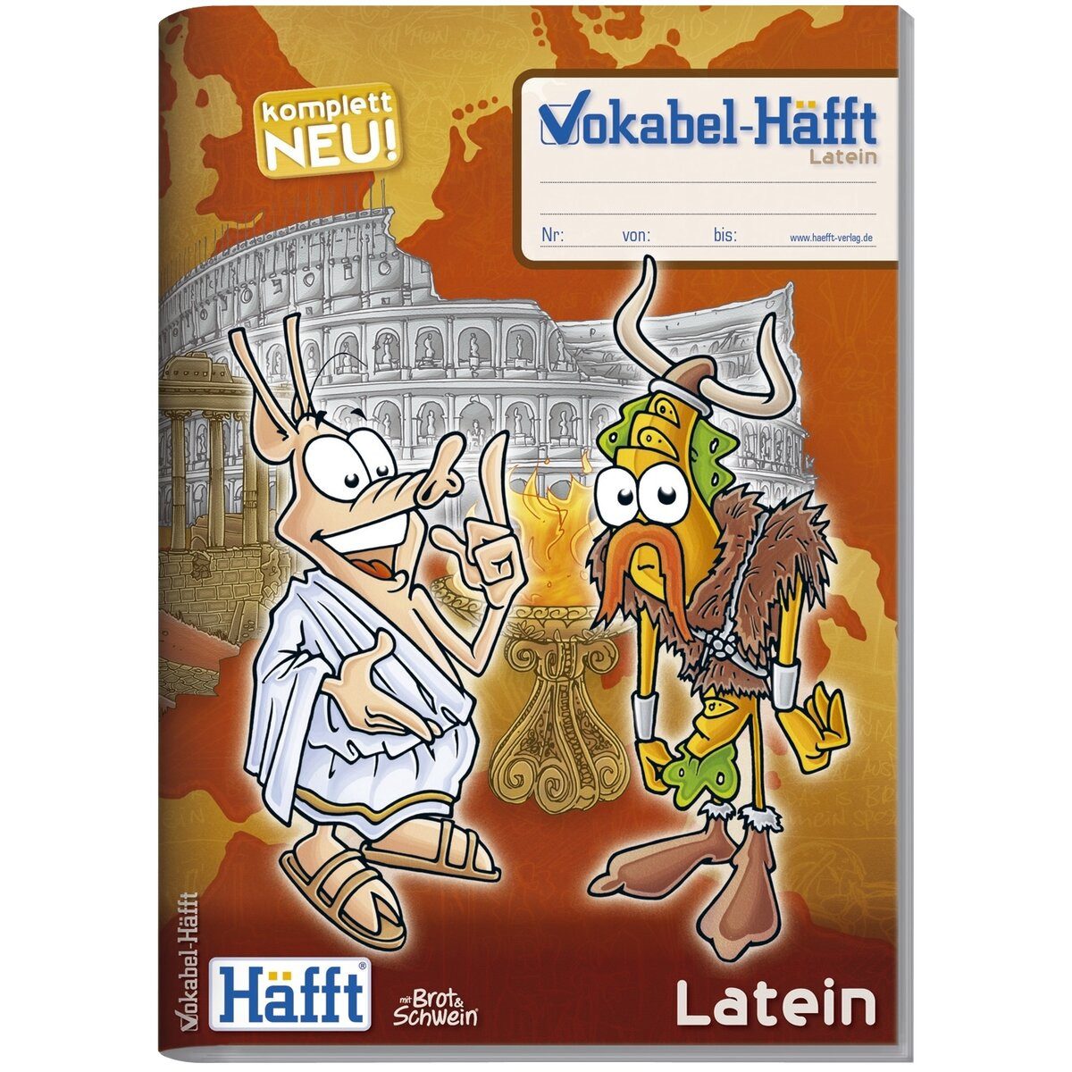 Häfft Schulheft Vokabelheft A5 Latein - mit Lernhilfe.