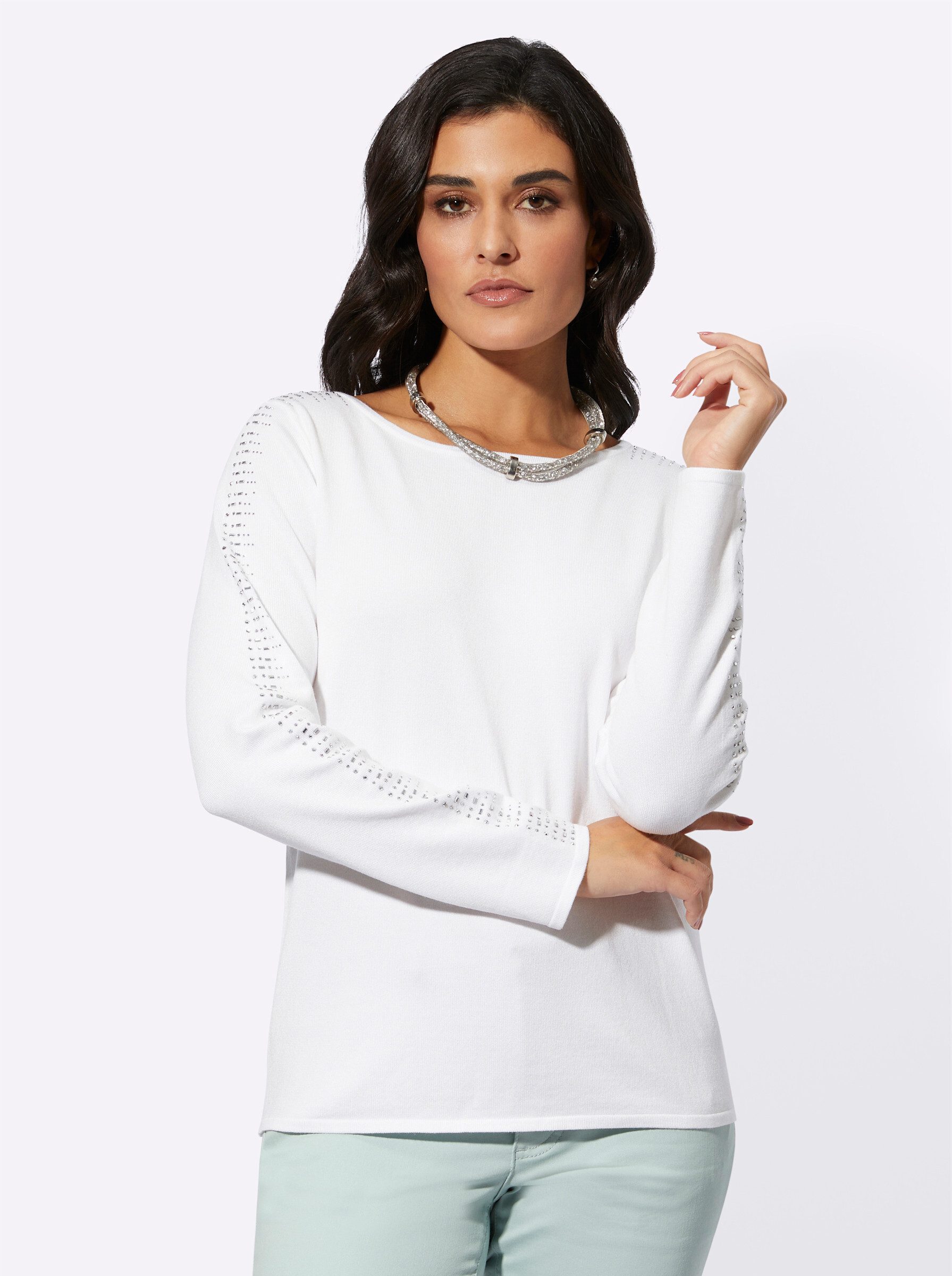 Strickpullover Langarm-Pullover