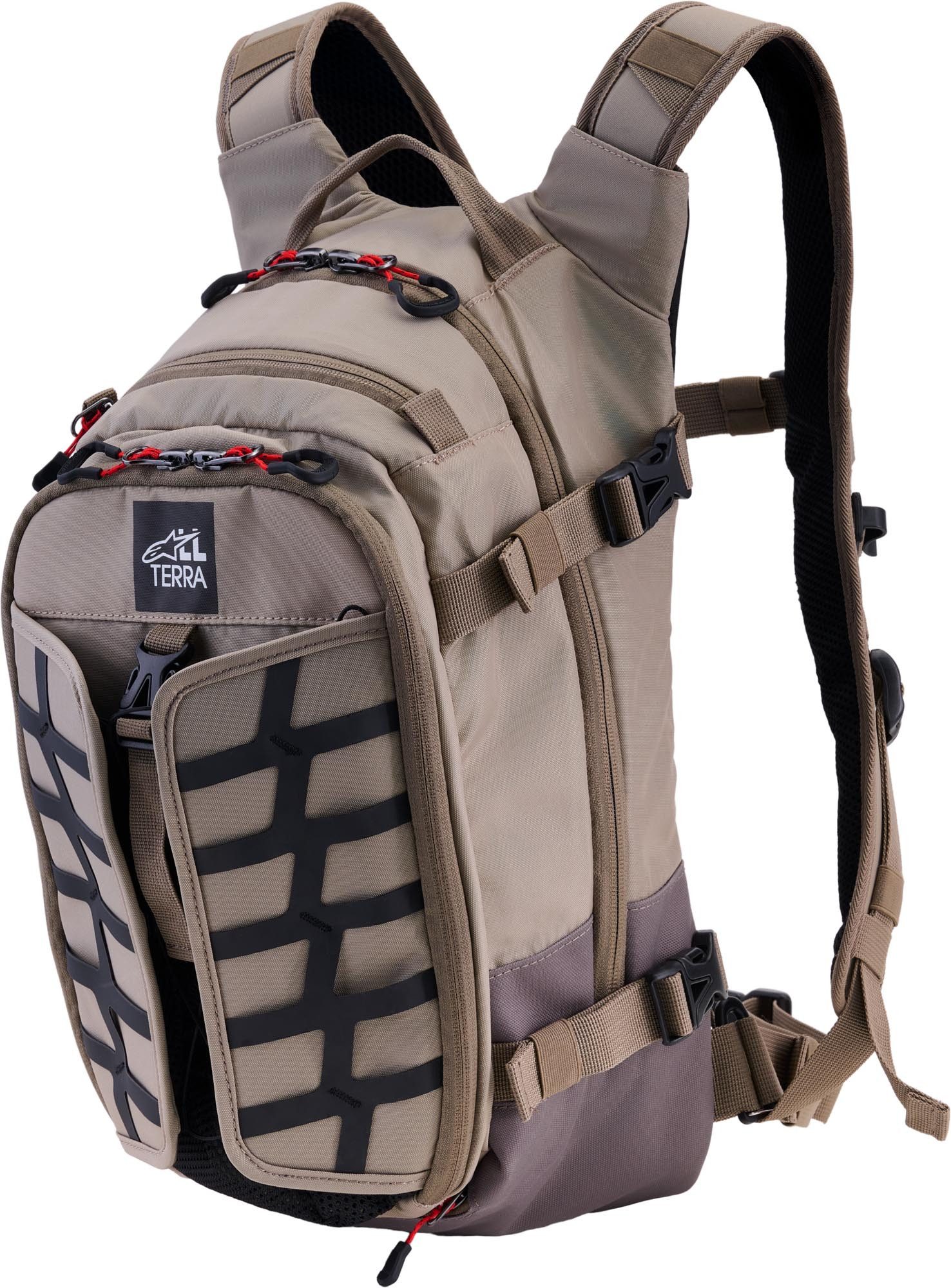 Alpinestars Rucksack AT-15 Motorradrucksack, erweiterbares Volumen,Molle Befestigungssystem