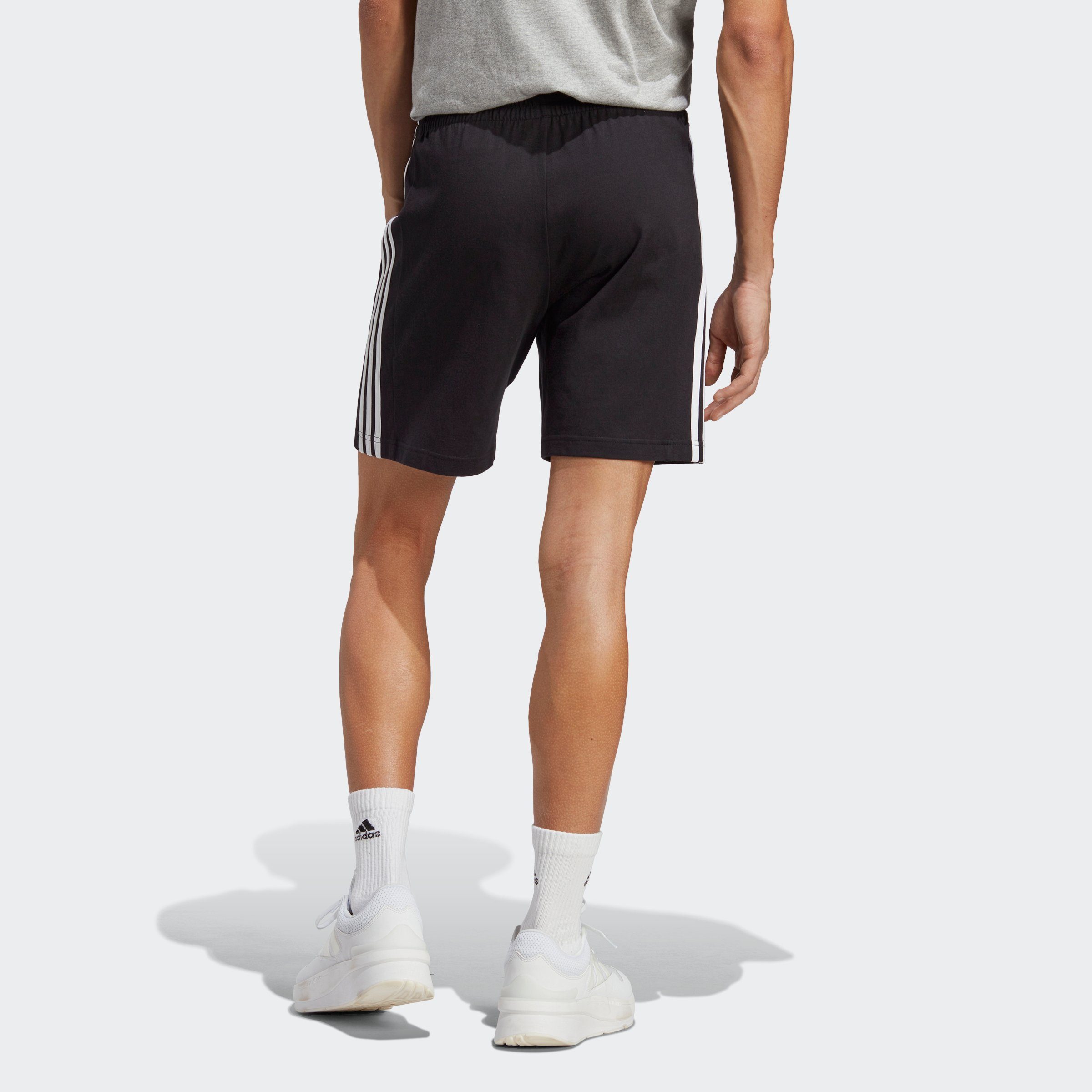 Shorts 7 SJ M SHO adidas Sportswear Black / White (1-tlg) 3S