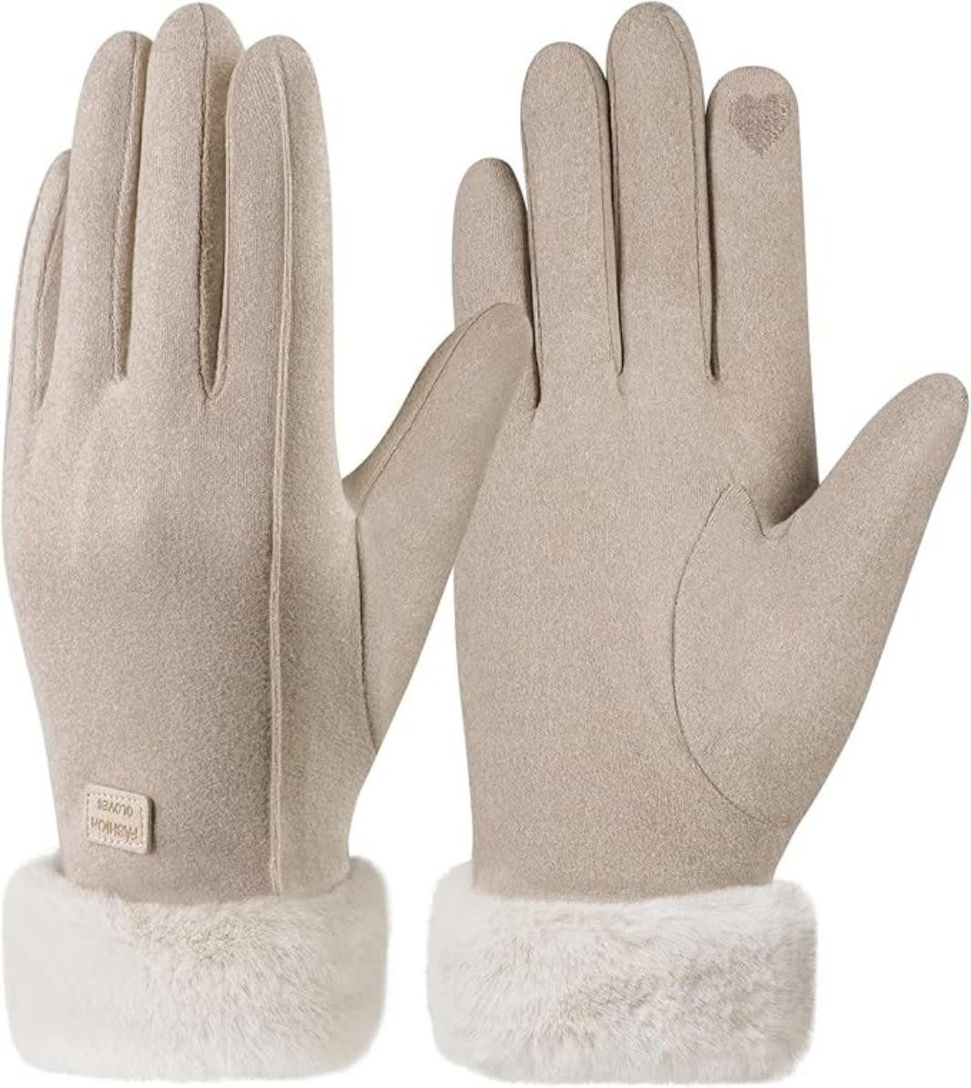 Coonoor Fleecehandschuhe Winterhandschuhe Damen,Handschuhe Warm mit günstig online kaufen