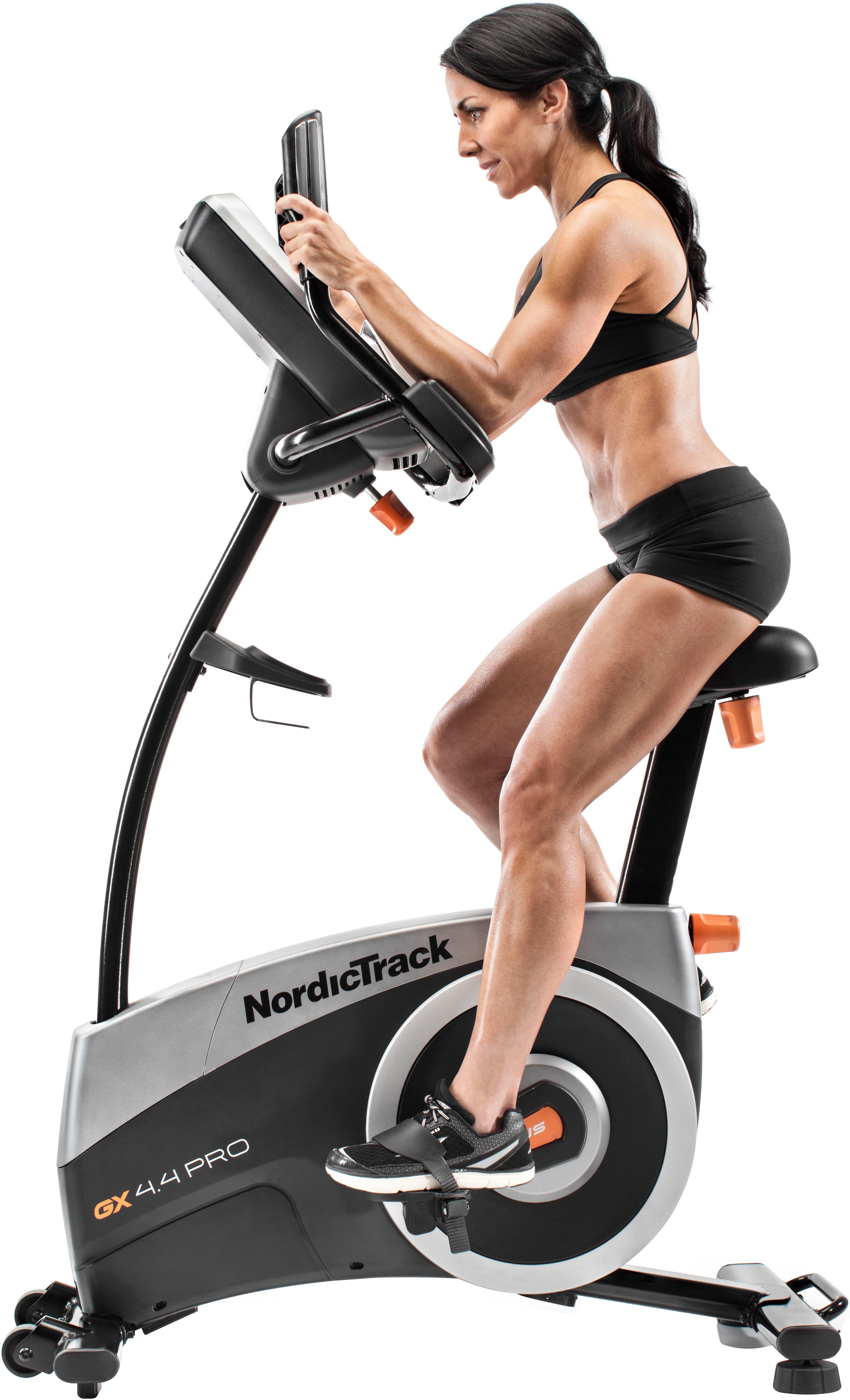 NordicTrack Heimtrainer GX 4.4 Pro (mit integr. Lautsprechern), 125 kg max. Benutzergewicht, Fahrrad, 25 Widerstandsstufen