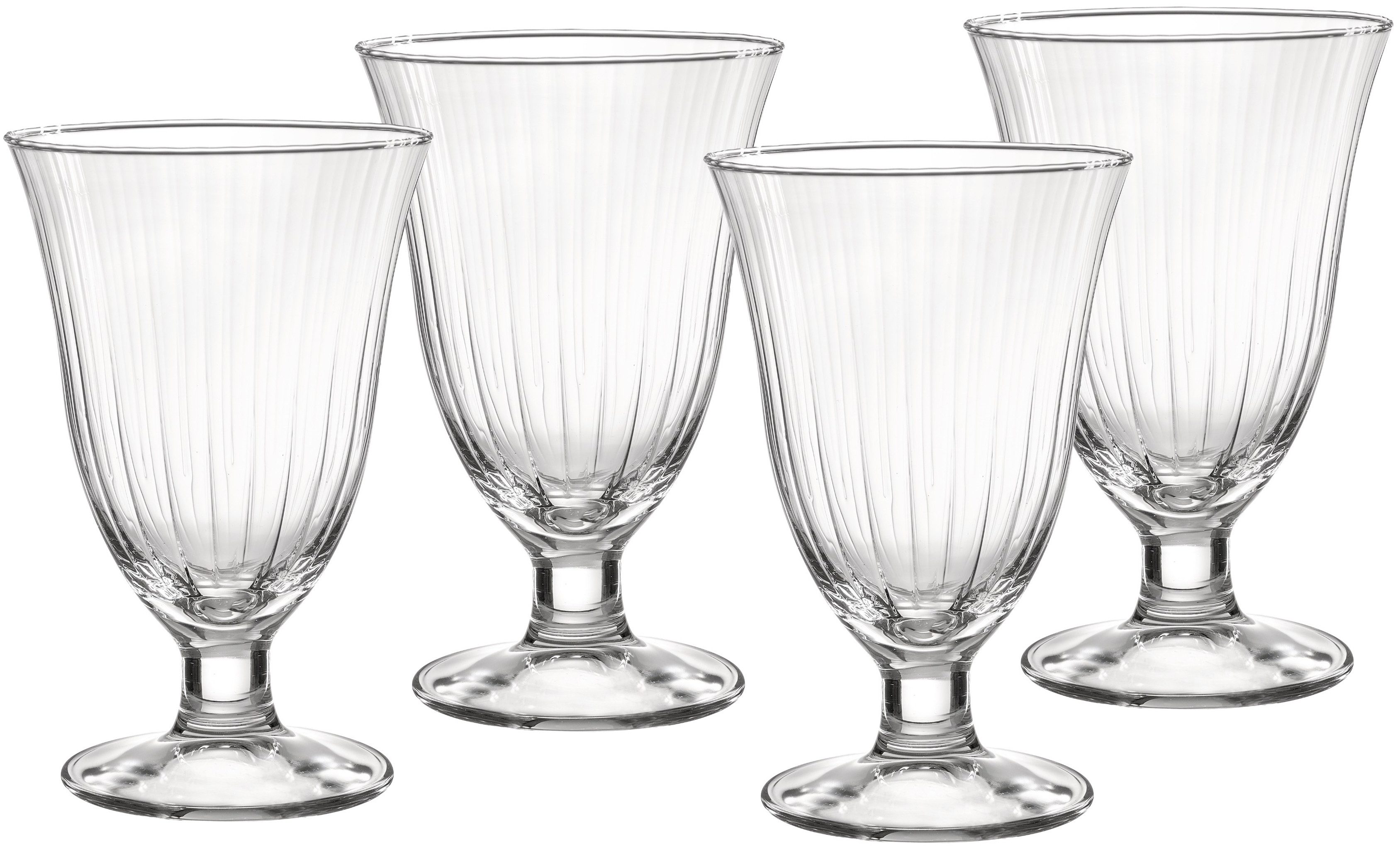 Ritzenhoff & Breker Gläser-Set Perpetuo, 4-tlg., Glas, Trinkglas im 4er Set, je 330 ml