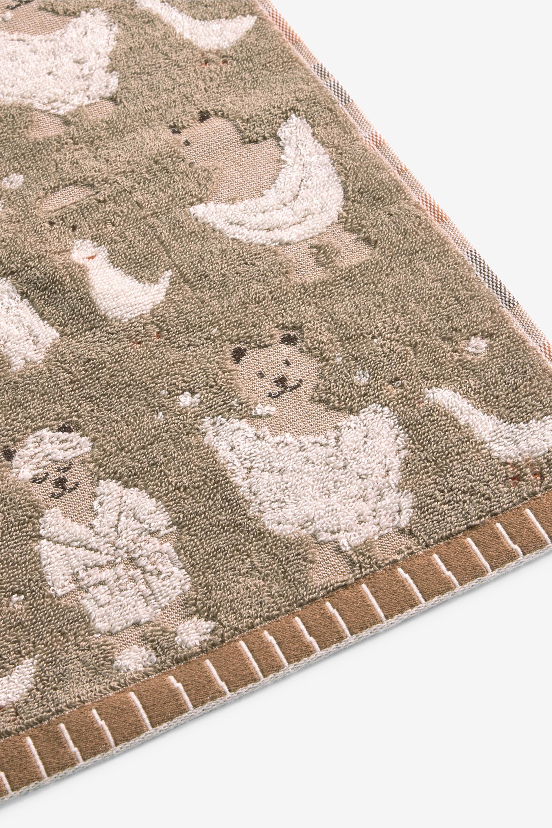 Next Handtuch Bertie Woodland Spa Handtuch aus 100 % Baumwolle, (1-St) – Bild 5 von 5