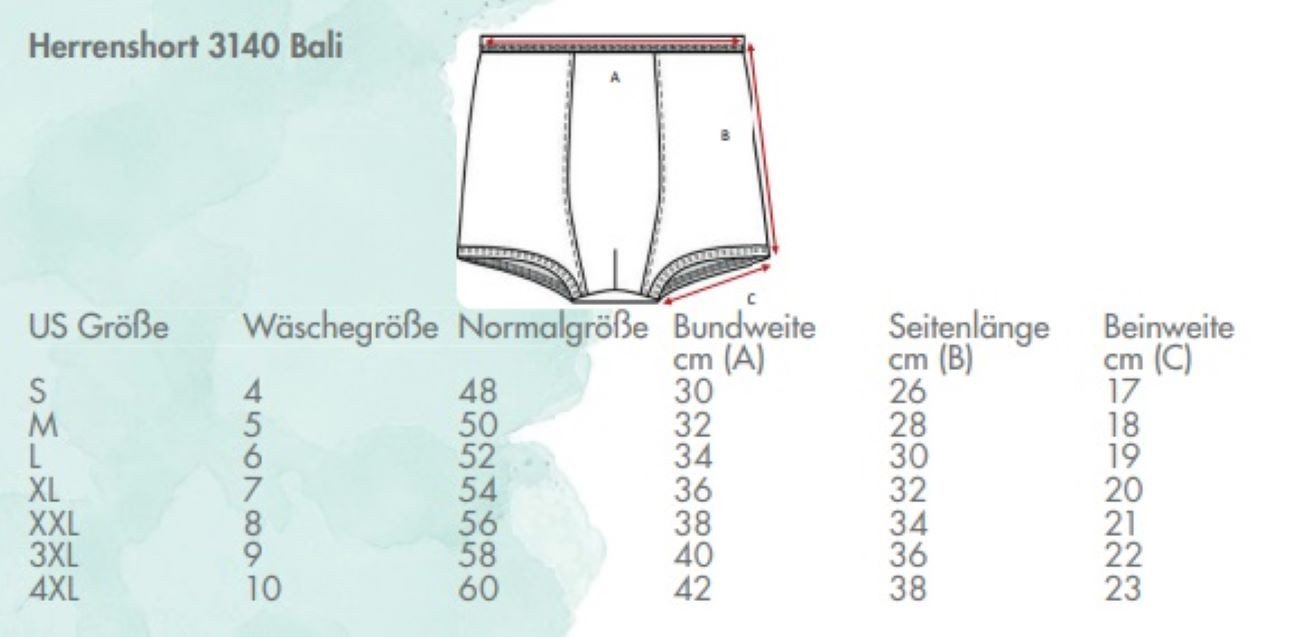 bene-vit Inkontinenzboxer Herren-Short Bali mit Saugeinlage günstig online kaufen