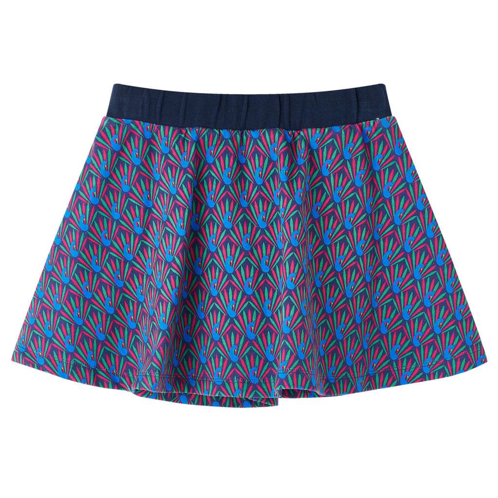 vidaXL Skaterrock Kinderrock Marineblau 140