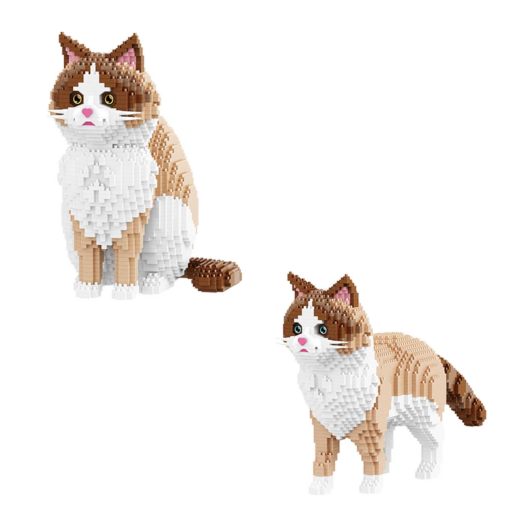 Balody B-16643 - 2in1 Ragdoll-Katze (Balody) Spielbausteine