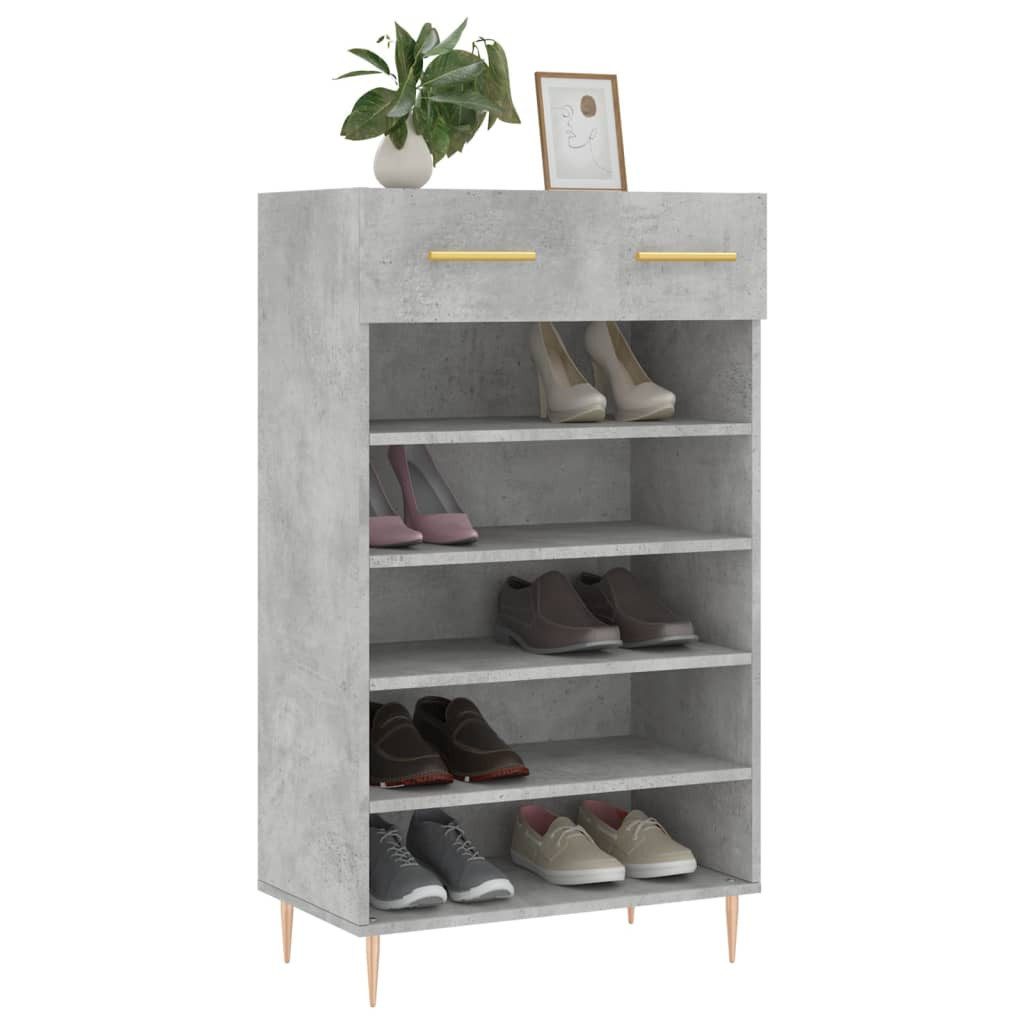 vidaXL Schuhschrank Schuhschrank Betongrau 60x35x105 cm günstig online kaufen
