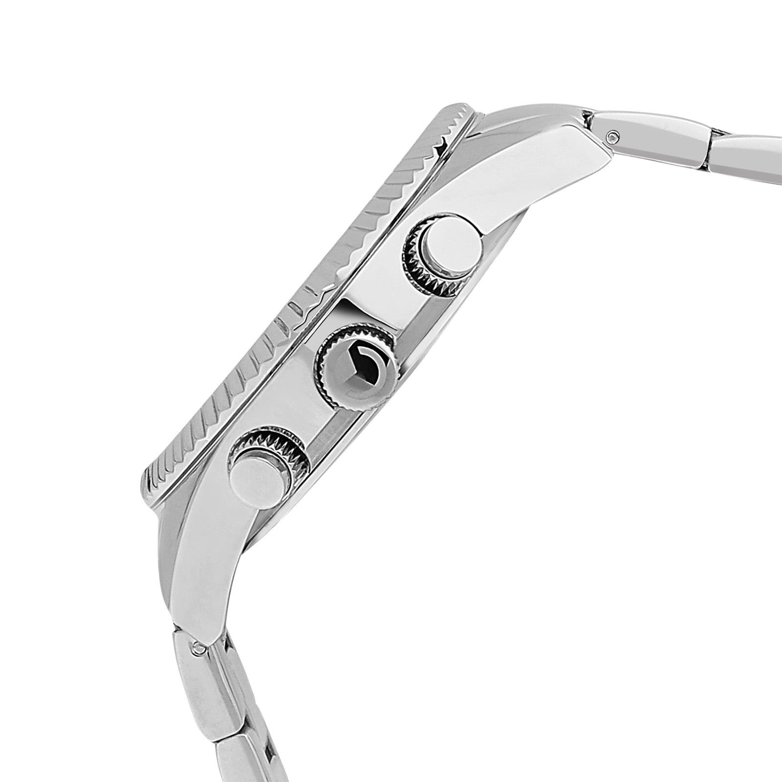 Sector Quarzuhr Sector Herren Armbanduhr Chrono, (Chronograph), Herren Armbanduhr rund, (ca. 43mm), Edelstahlarmband silber, Fashion
