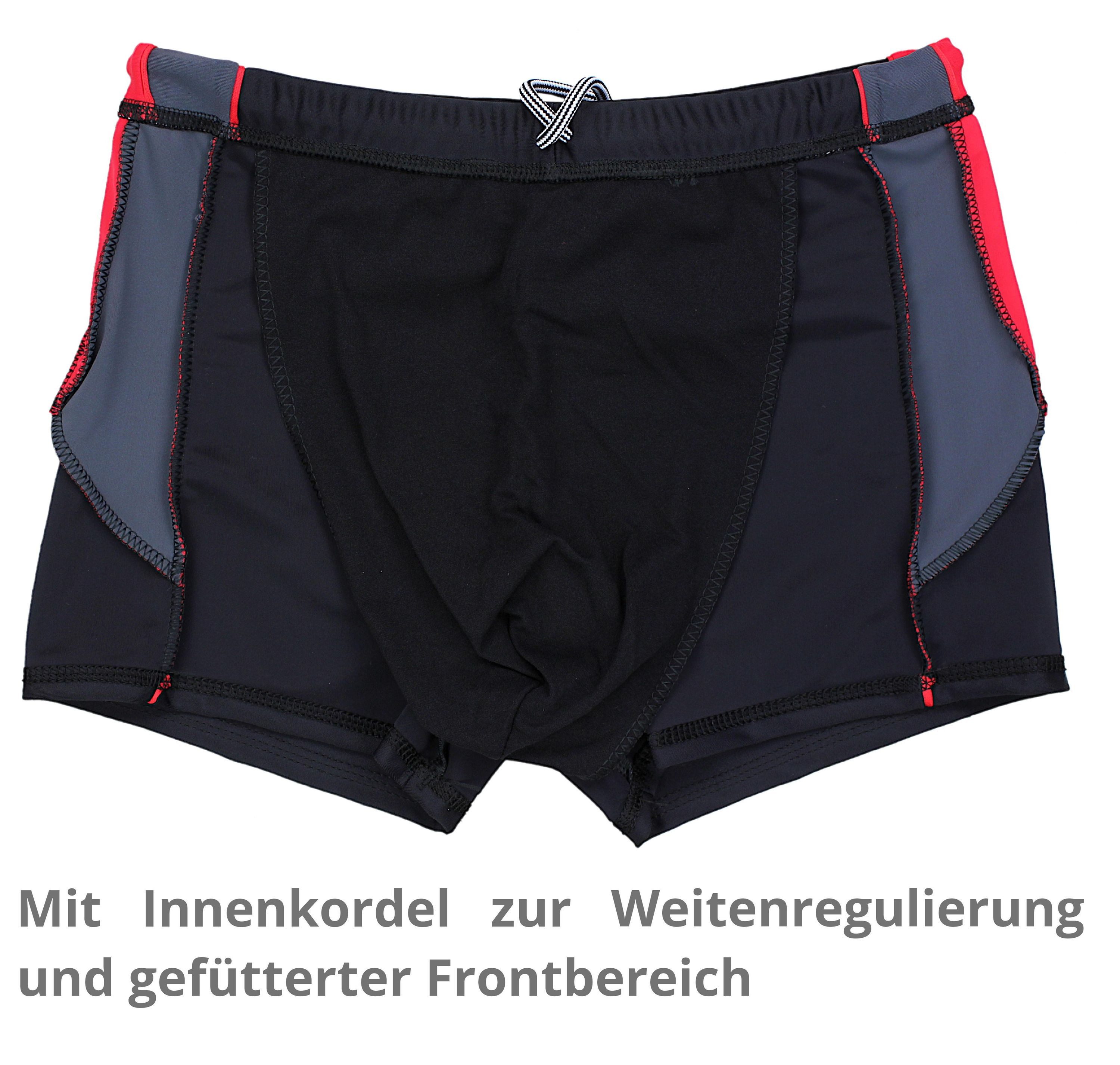 Aquarti Badehose Aquarti Herren Badehose Kurz mit Kontrastpaspel – Bild 5 von 5