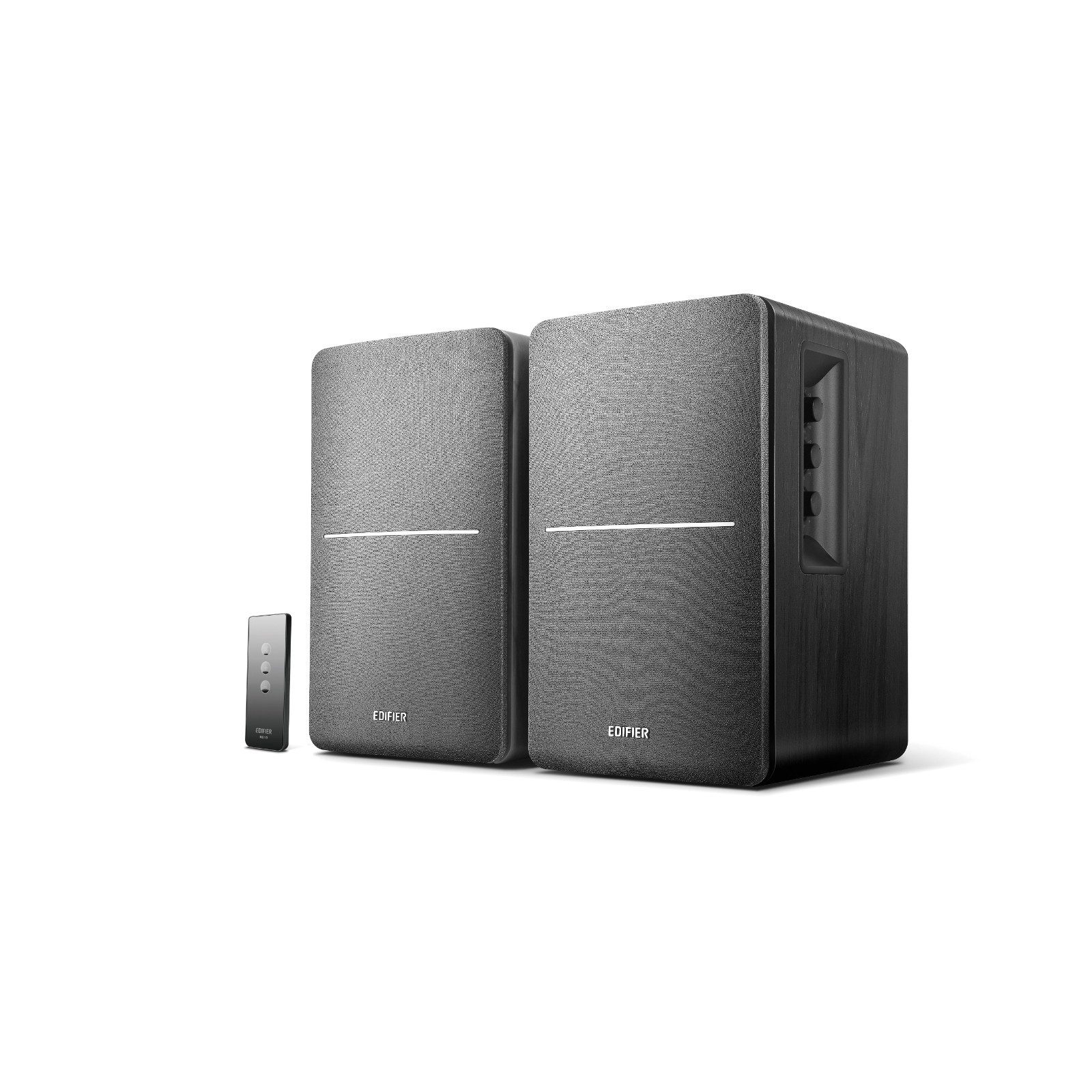 Edifier® Studio R1280T Lautsprechersystem in Echtholzgehäuse,Fernbedienung Regal-Lautsprecher (42 W, Subwoofer)