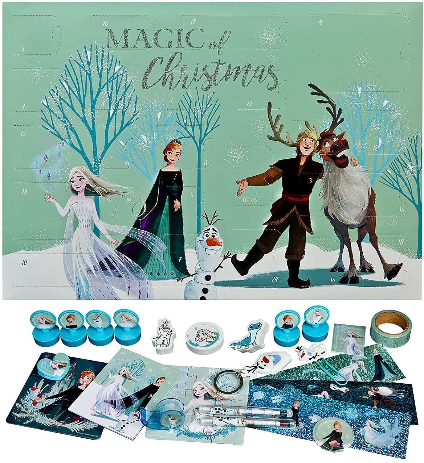 UNDERCOVER Adventskalender Undercover Adventskalender gefüllt Disney Frozen Mit Glitzereffekt FRT