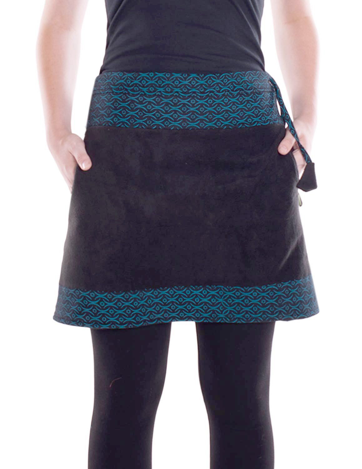 Vishes A-Linien-Rock Thermorock warmer Damen Winterrock günstig online kaufen