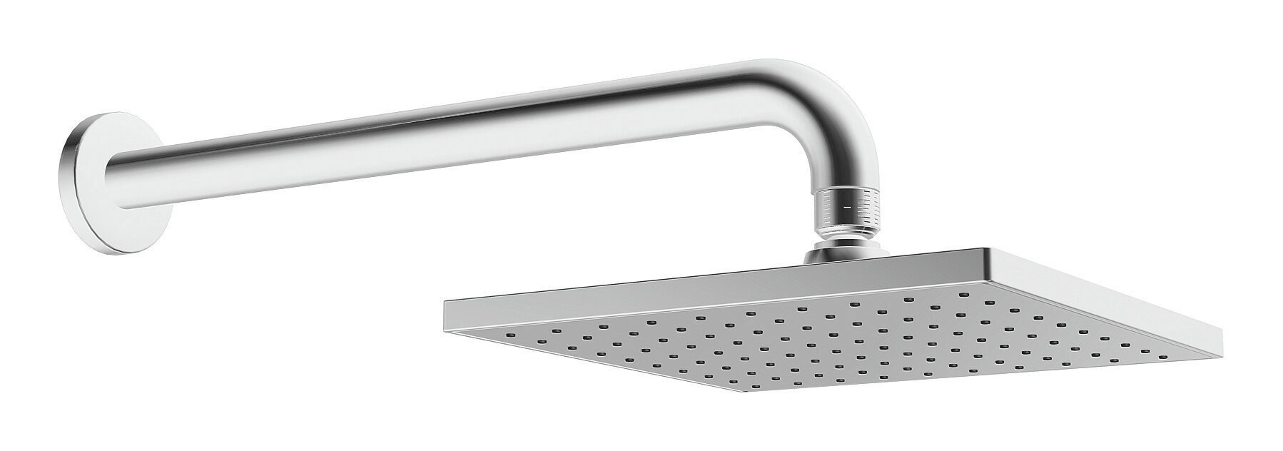 HANSA Kopfbrause Hansaviva, Brausekopf, Messing quadratisch 200 x 200 mm Ausladung 357 mm