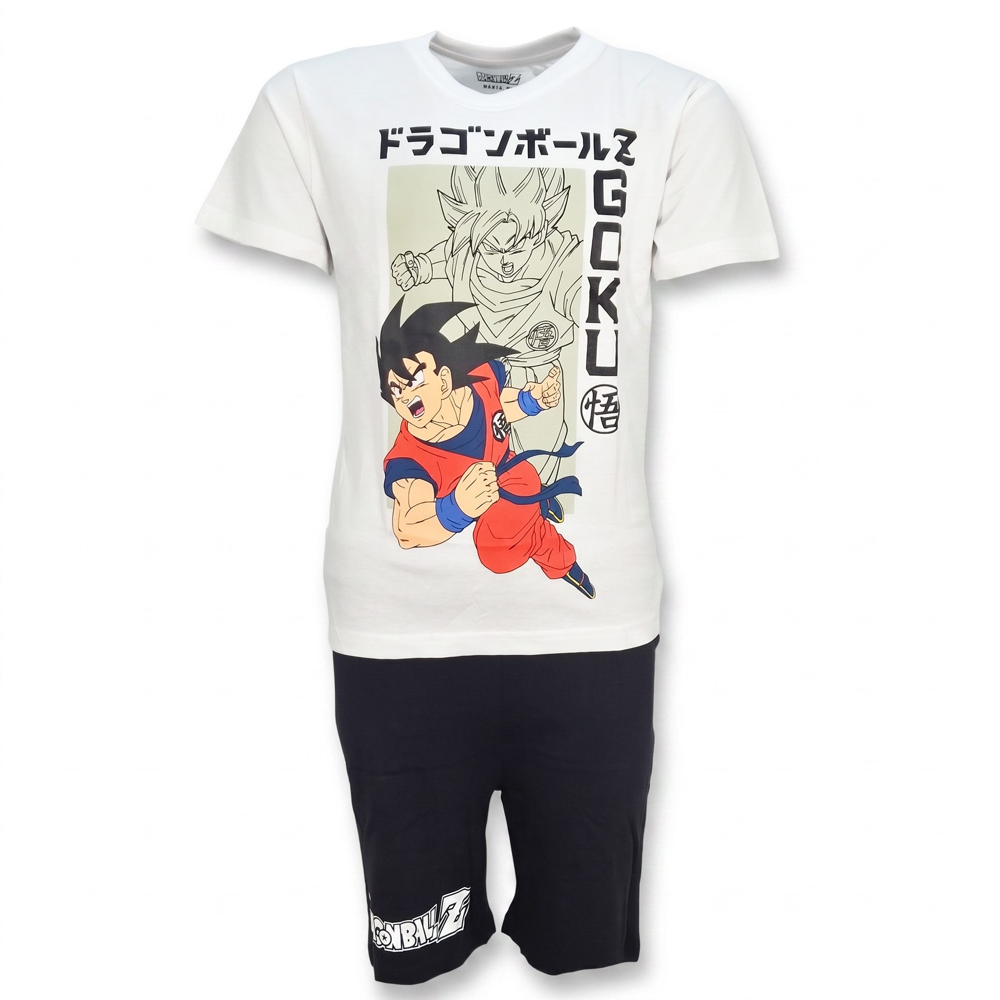 Dragon Ball Schlafanzug Anime Dragon Ball Goku Kinder Schlafanzug Pyjama Shirt Shorts Gr. 116 bis 152