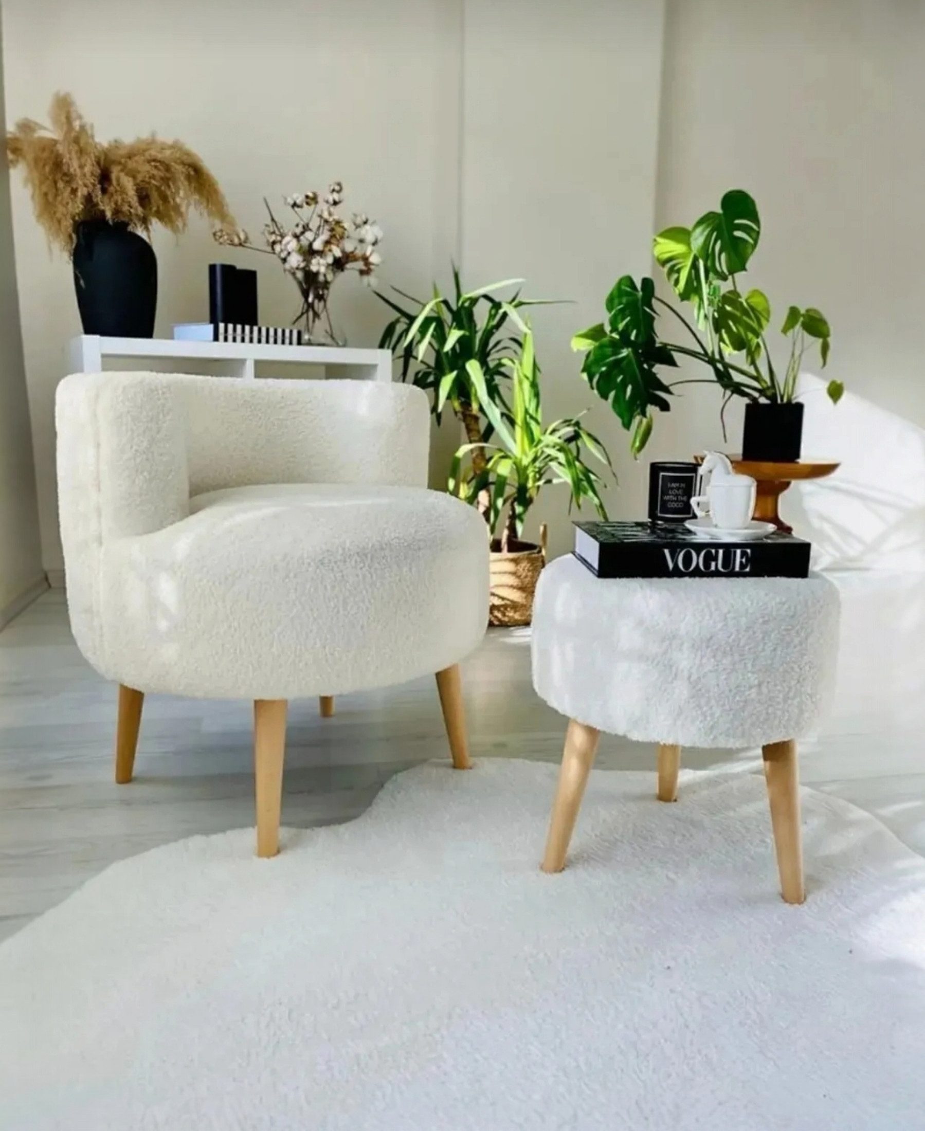fashionshowcase Loungeset Boucle 2-teilig – Sessel günstig online kaufen
