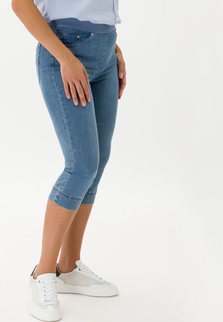 BRAX CAPRI PAMINA by 5-Pocket-Jeans RAPHAELA Style denim