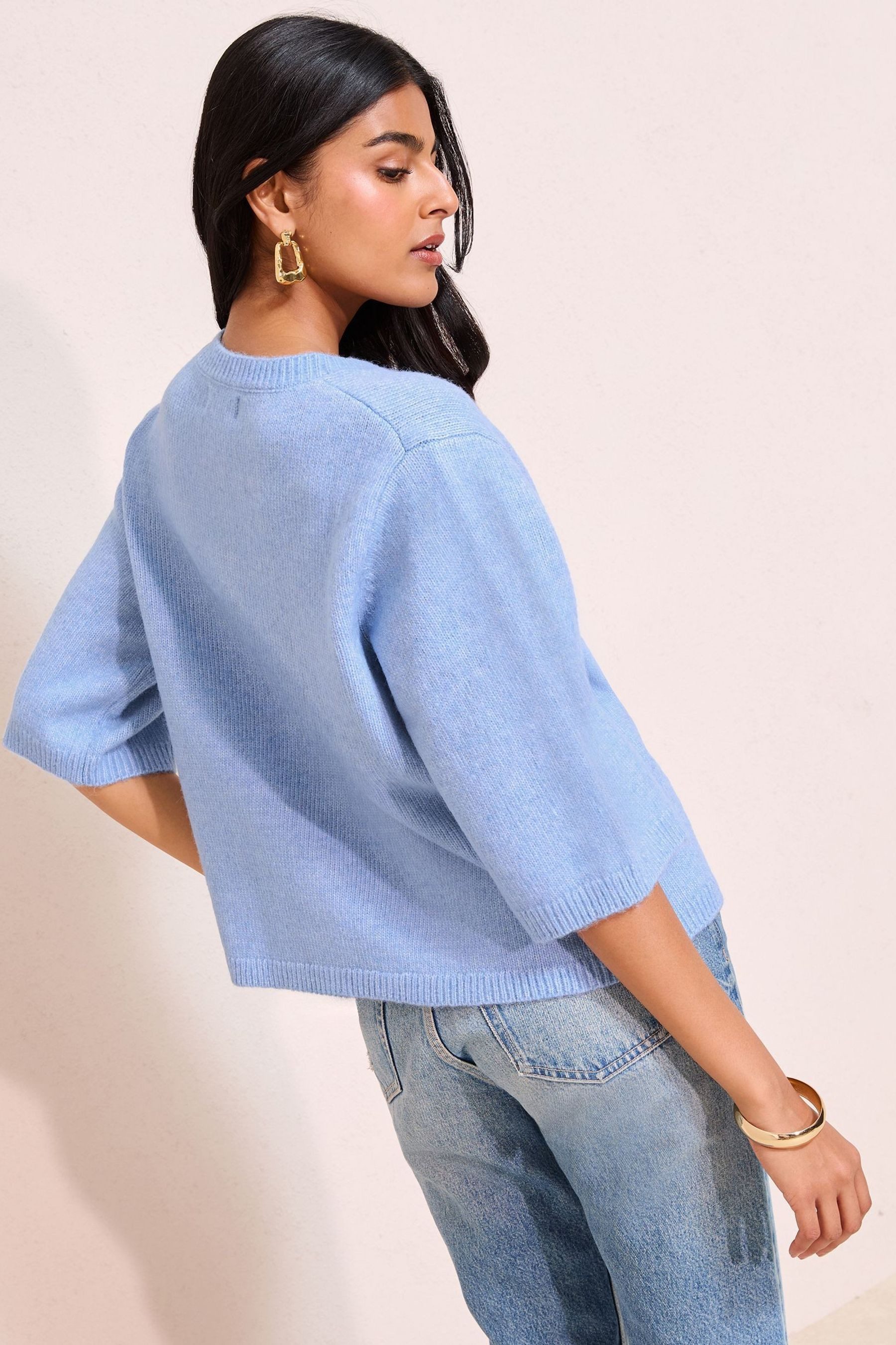 Friends Like These Strickjacke Friends Like These Kurzärmlige Strickjacke ( günstig online kaufen