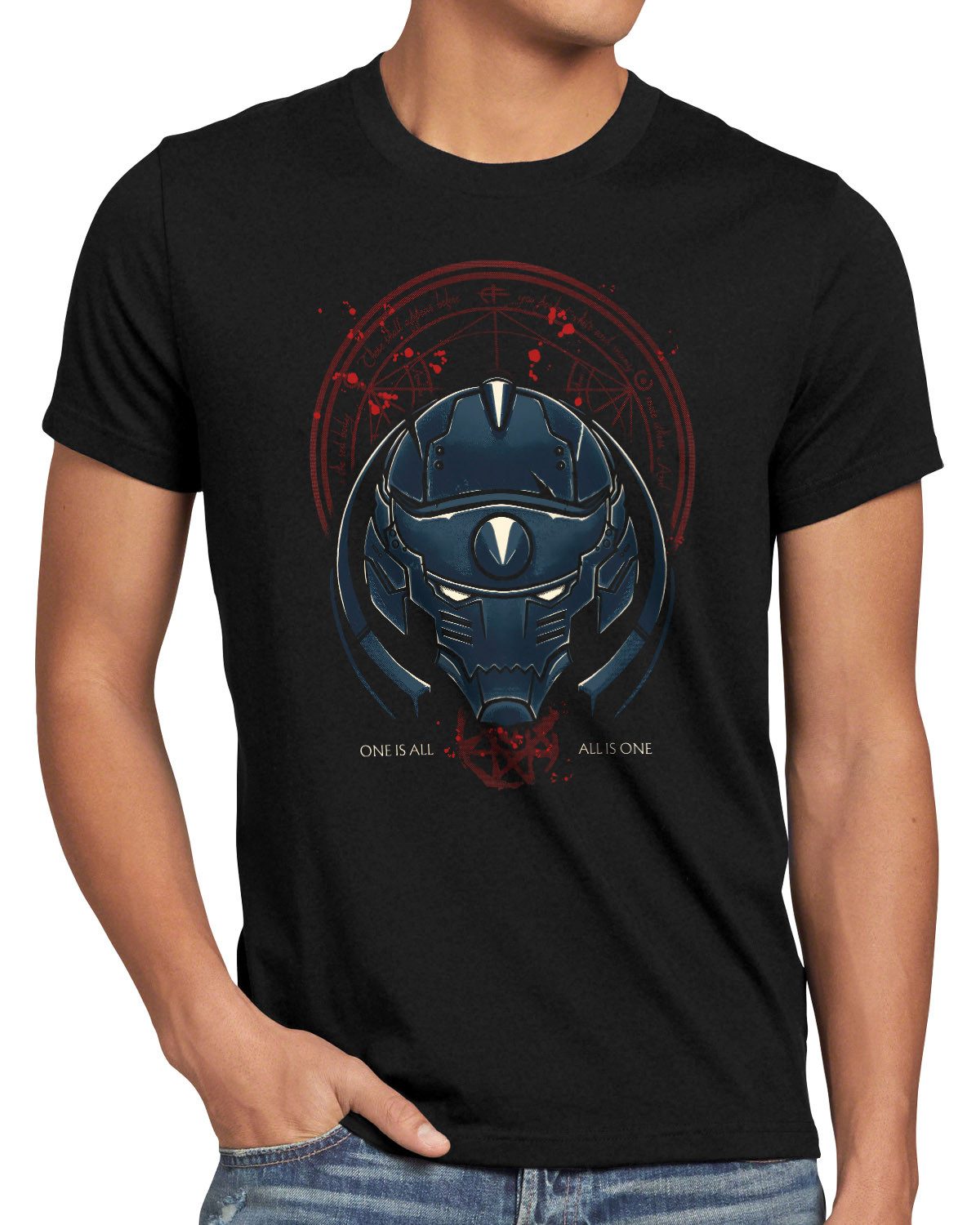style3 T-Shirt full metal alchemist brotherhood alphonse elric edward roy mustang