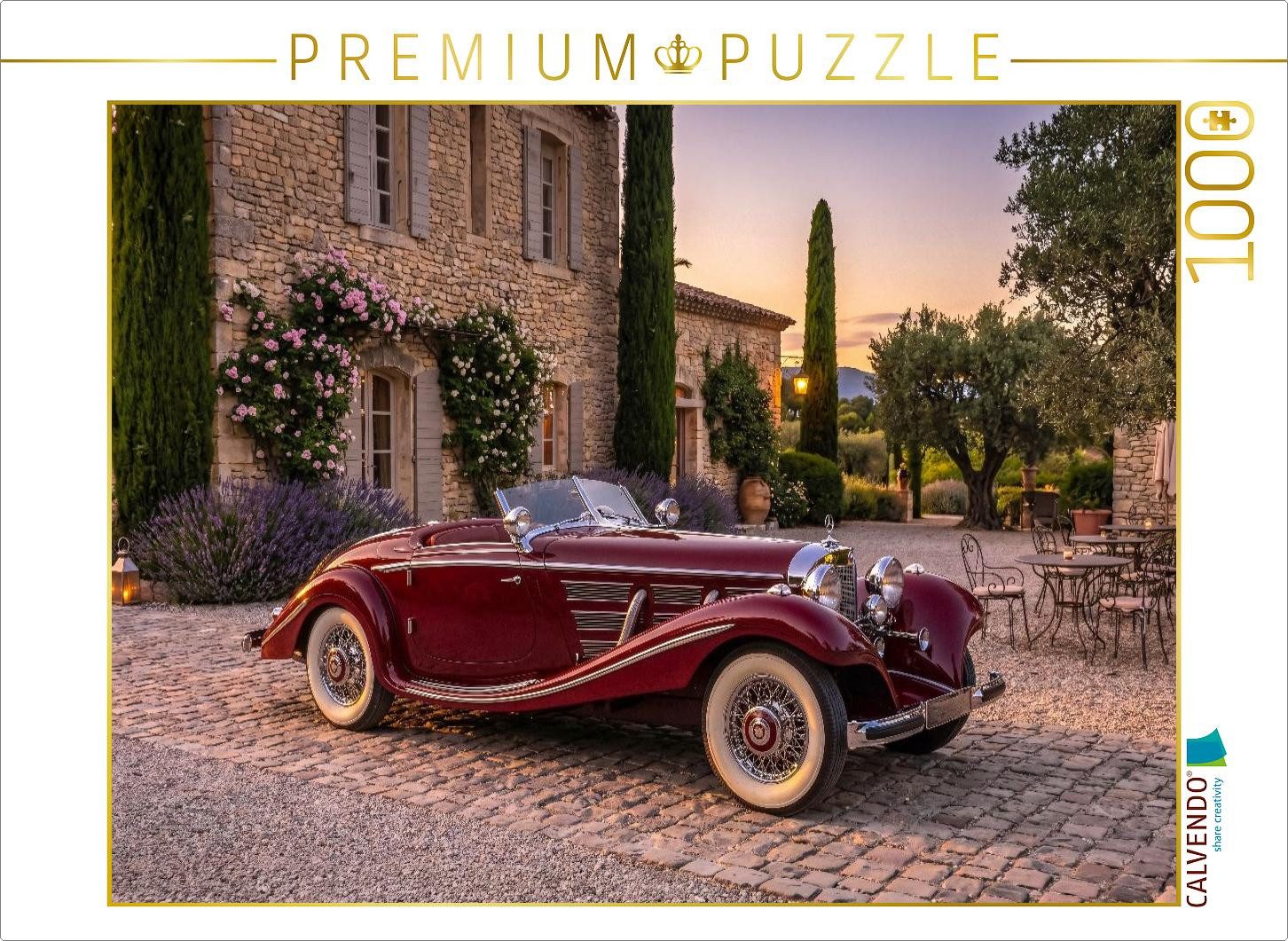 CALVENDO Puzzle CALVENDO Puzzle Mercedes-Benz 500 K Spezial-Roadster (Deutschland, 193, 1000 Puzzleteile