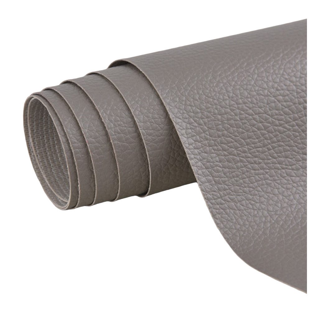 Agger Stoff Selbstklebendes Leder Reparaturset – Kunstleder Flicken, für Sofa, Möbel, Autositz & Taschen, Leder Reparatur & Ausbesserung