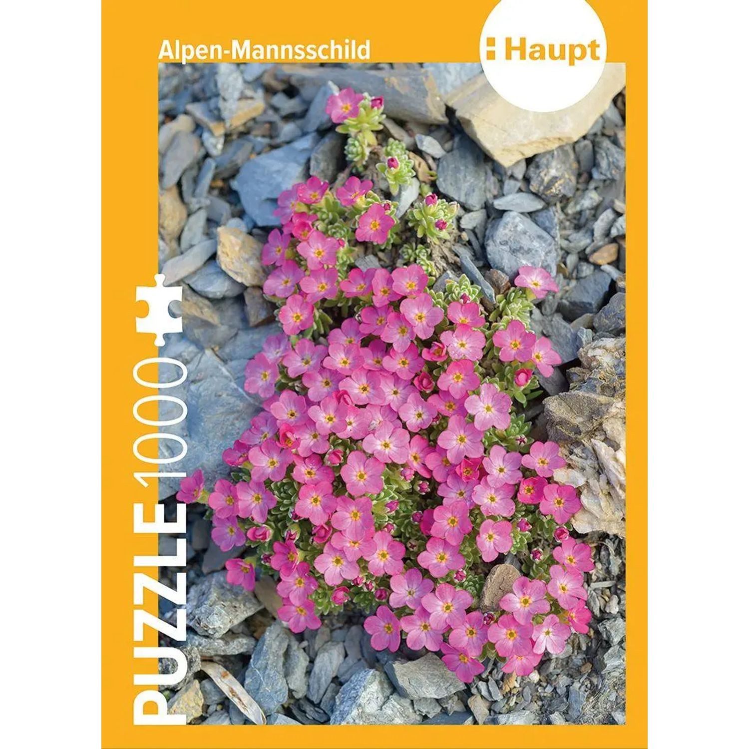 Haupt Puzzle Alpen-Mannsschild - Puzzle. 1000 Teile, 1000 Puzzleteile