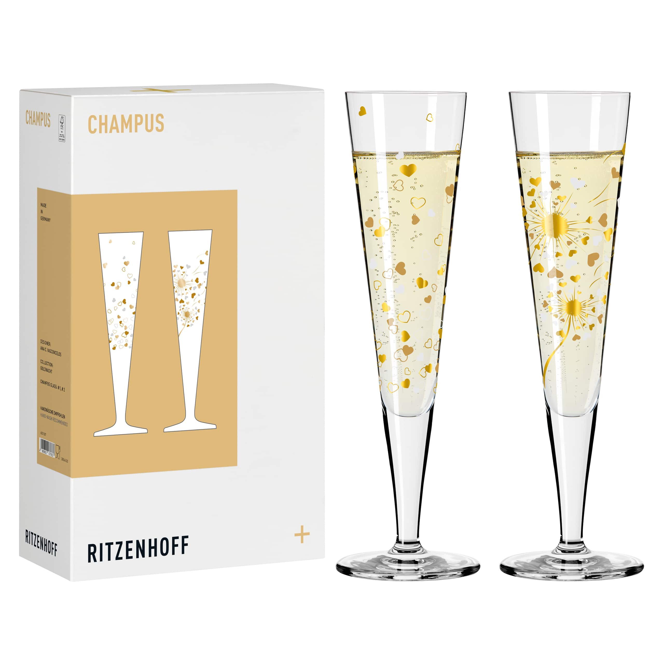 Ritzenhoff Champagnerglas Goldnacht