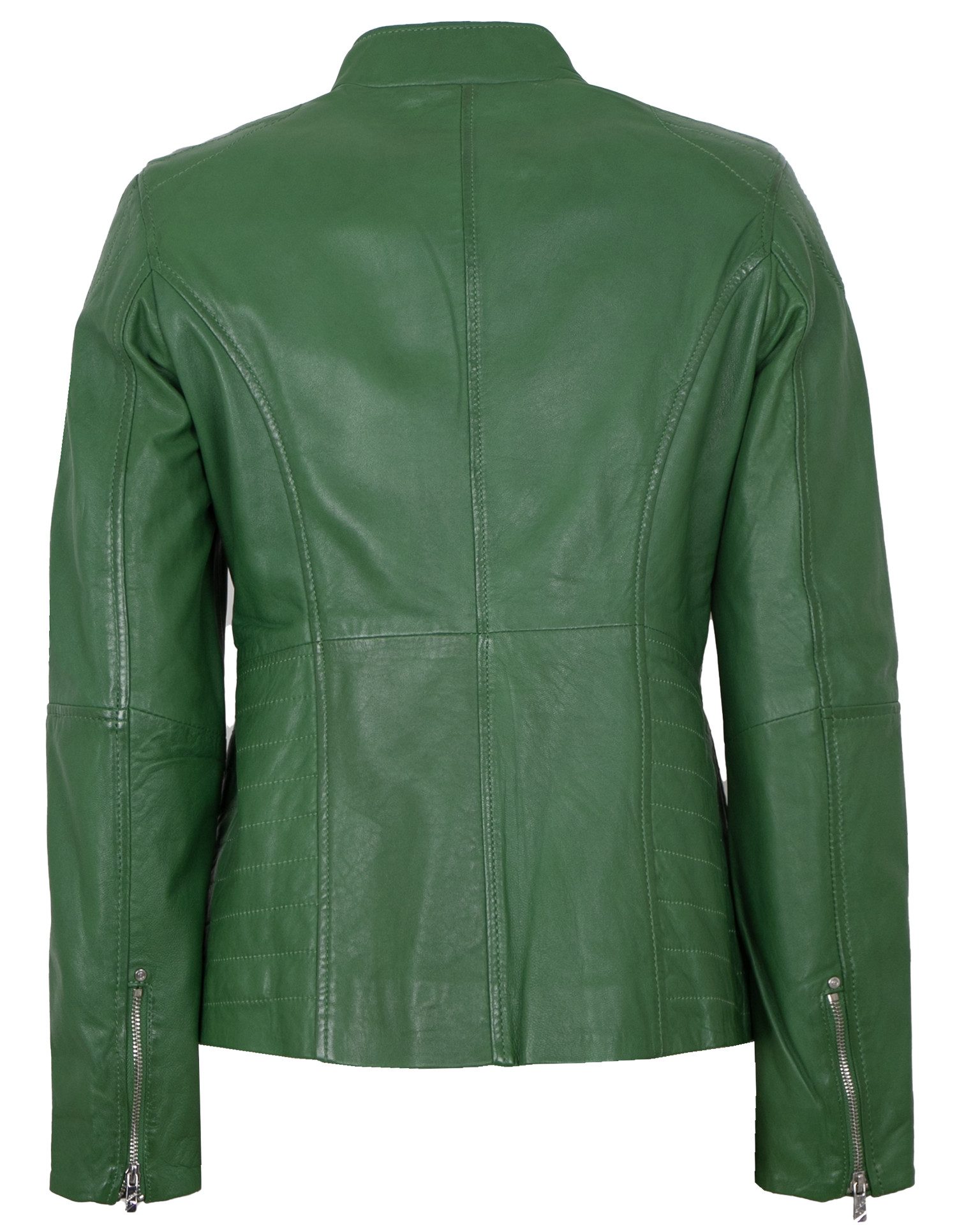 Jilani Lederjacke Zinnia Jilani - Damen Lederjacke Lammnappa grün