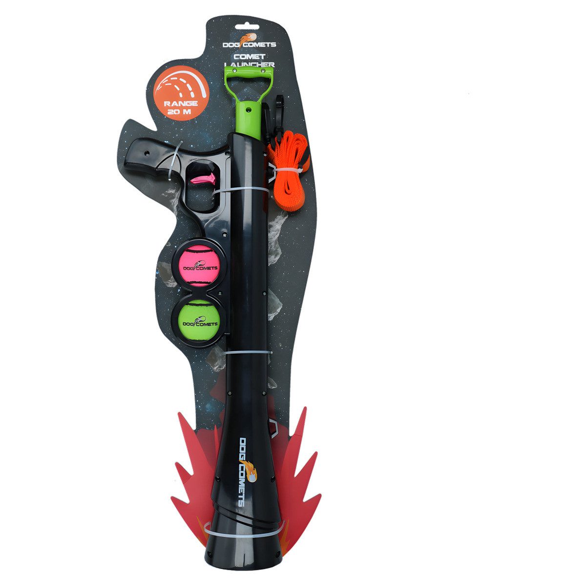 Dog Comets Outdoor-Spielzeug Hunde Ballwurfpistole Comet günstig online kaufen