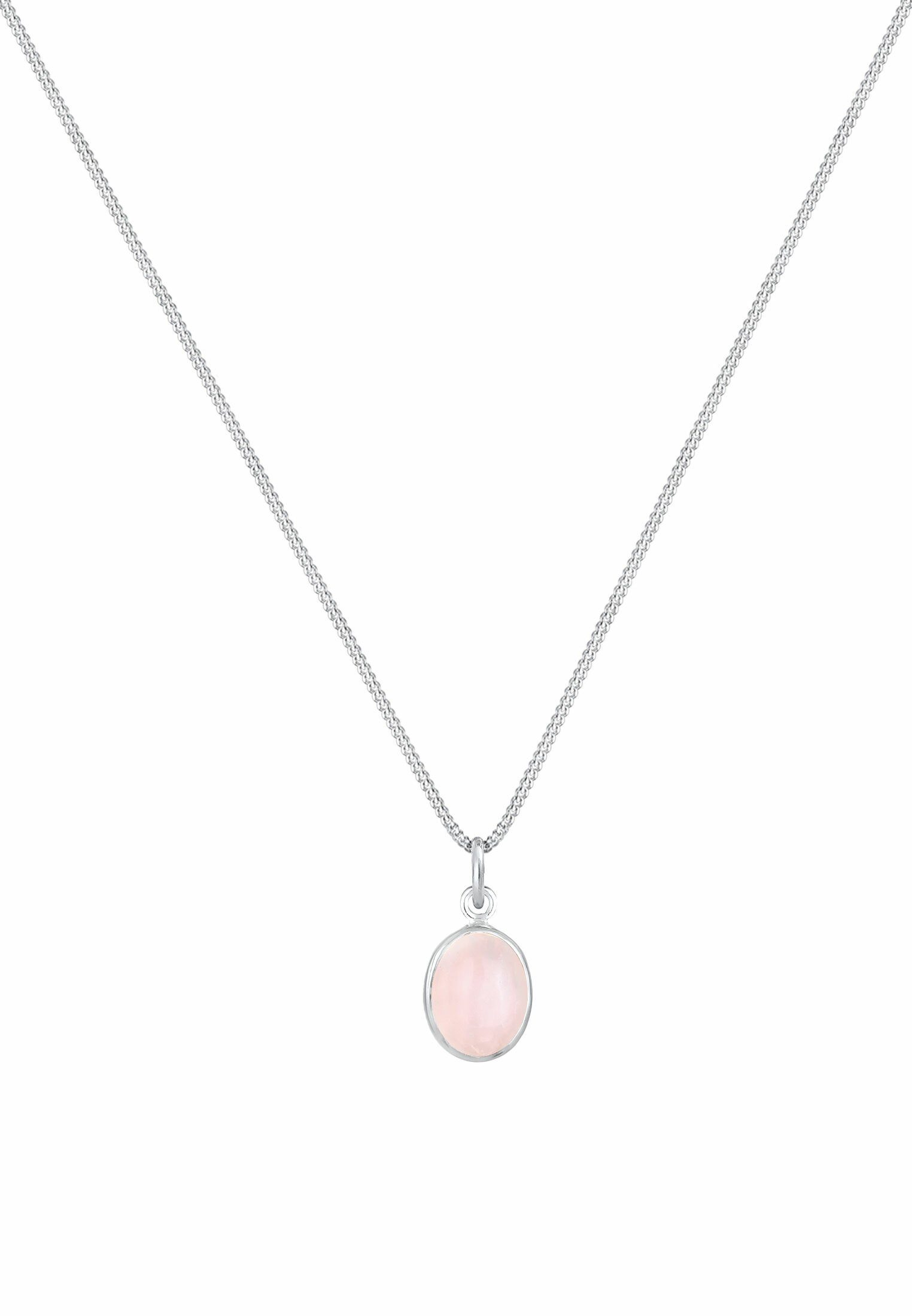 Elli Kette mit Anhänger Anhänger Rosenquarz günstig online kaufen
