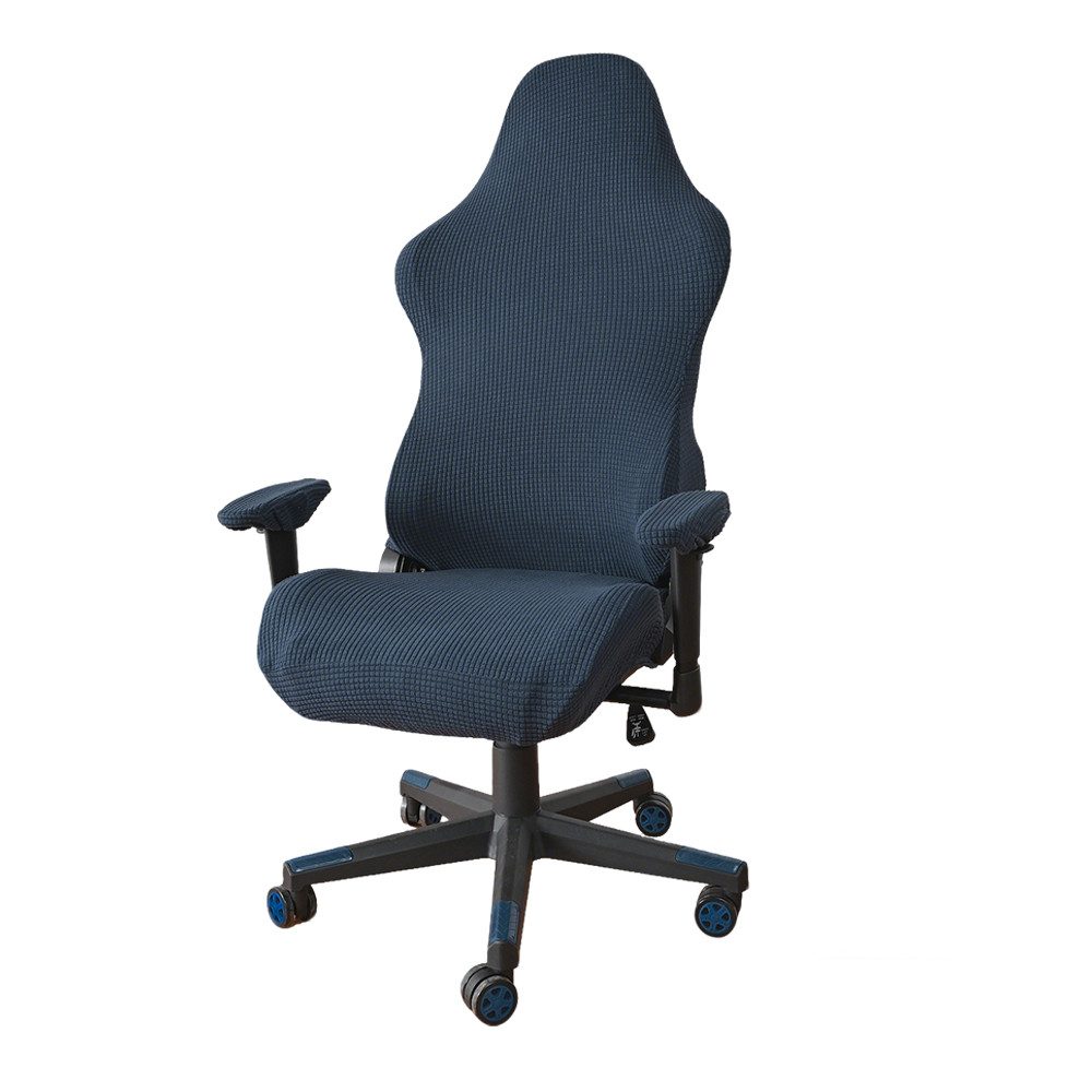 Agger Bürostuhlhusse 4Stk Gaming Stuhl Bezug Waschbar,Waschbar Gaming Stuhl Bezug, Gaming Stuhlhussen, Gaming Stuhlbezüge Anti-Rutsch