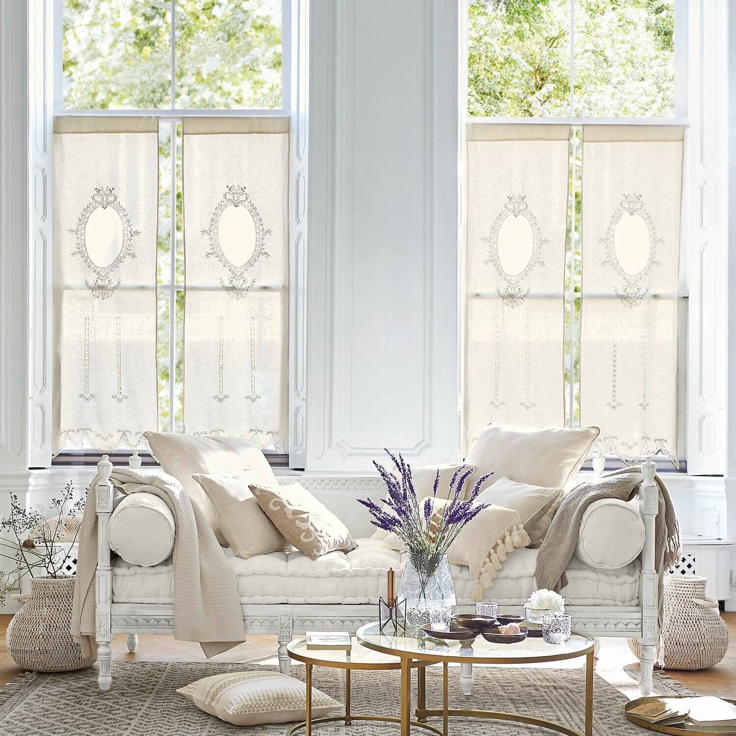 Mirabeau Scheibengardine Gardine Loiret creme