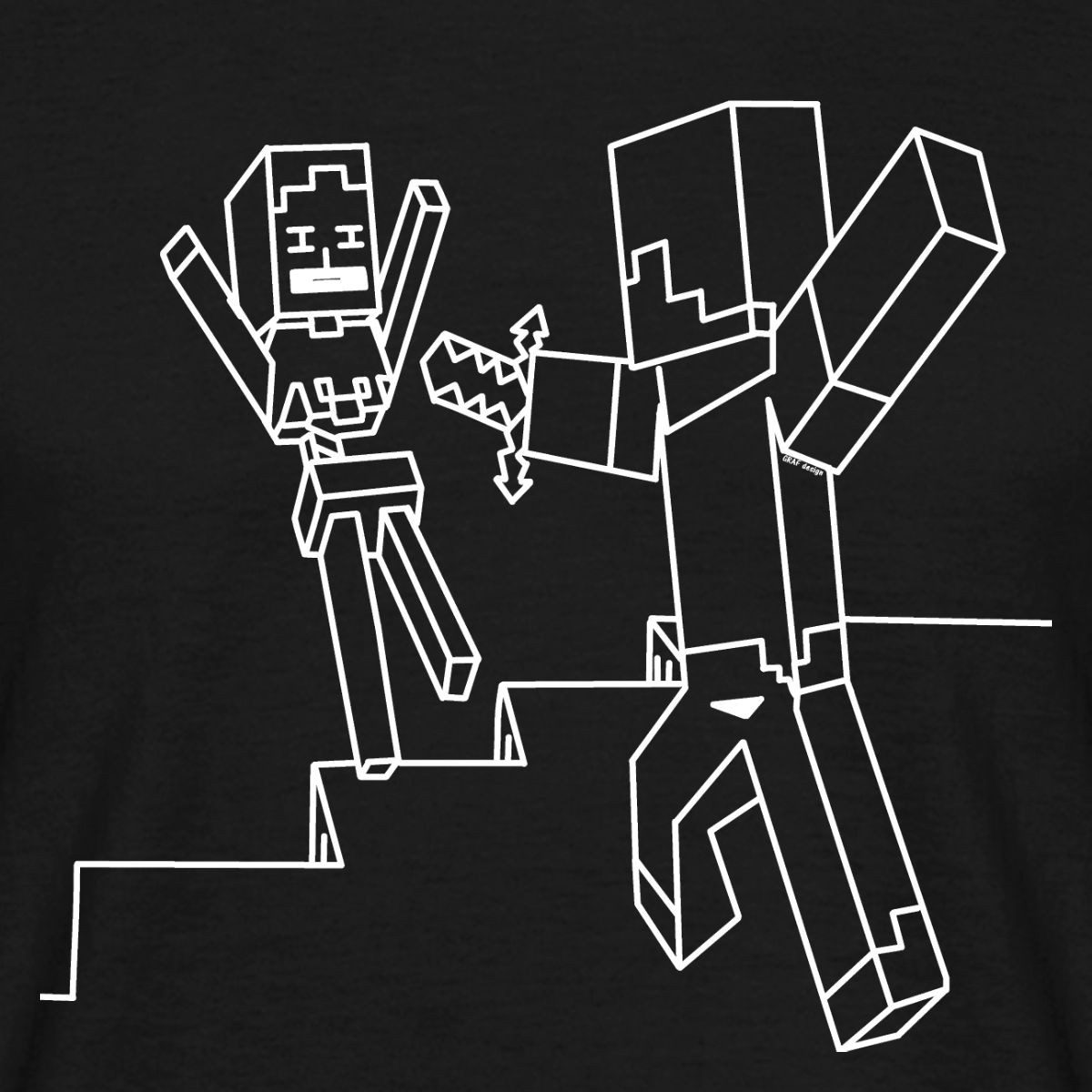 Spreadshirt T-Shirt Minekraft Kampf Gaming Männer T-Shirt (1-tlg)