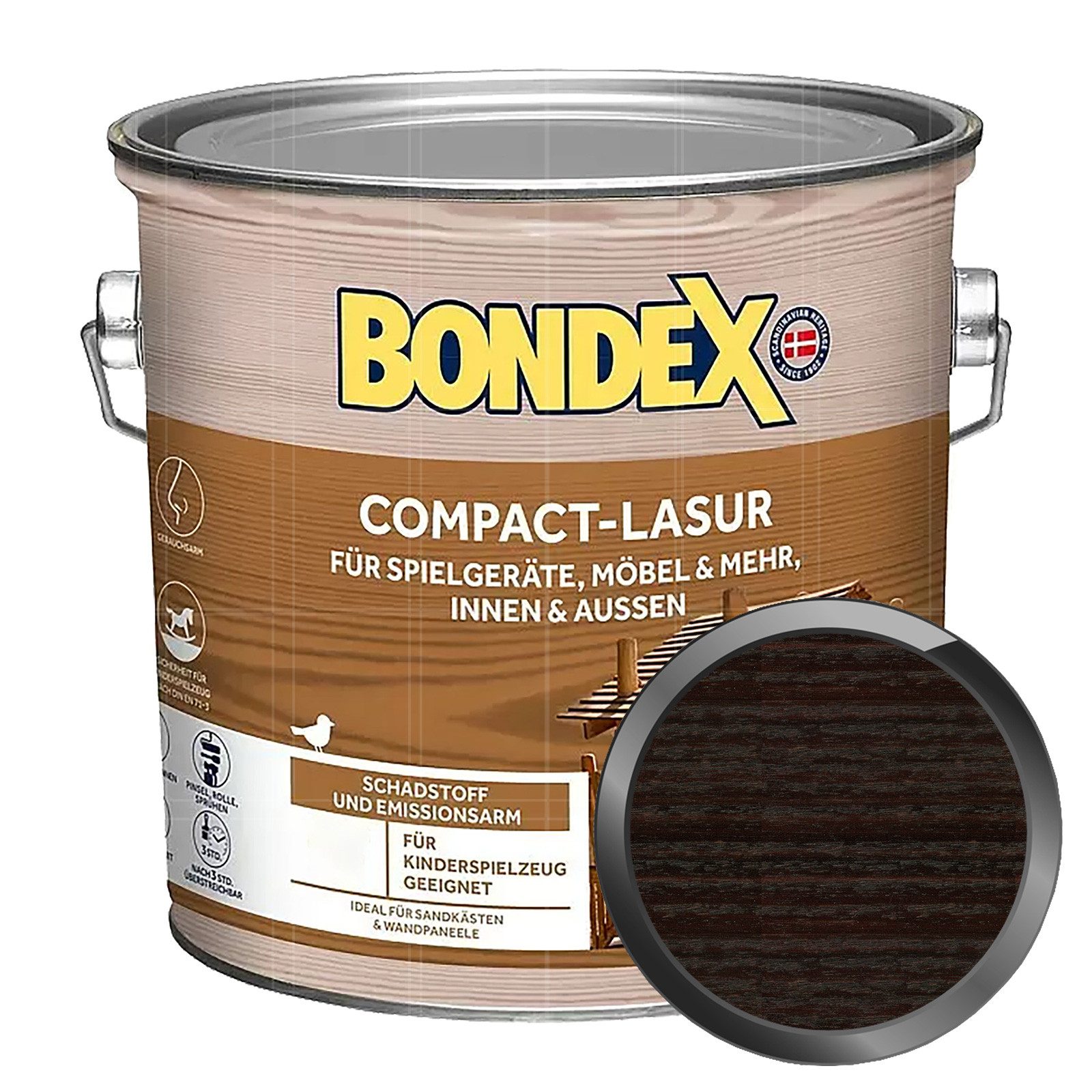 Bondex Holzschutzlasur Compact Lasur - 2.5 Ltr