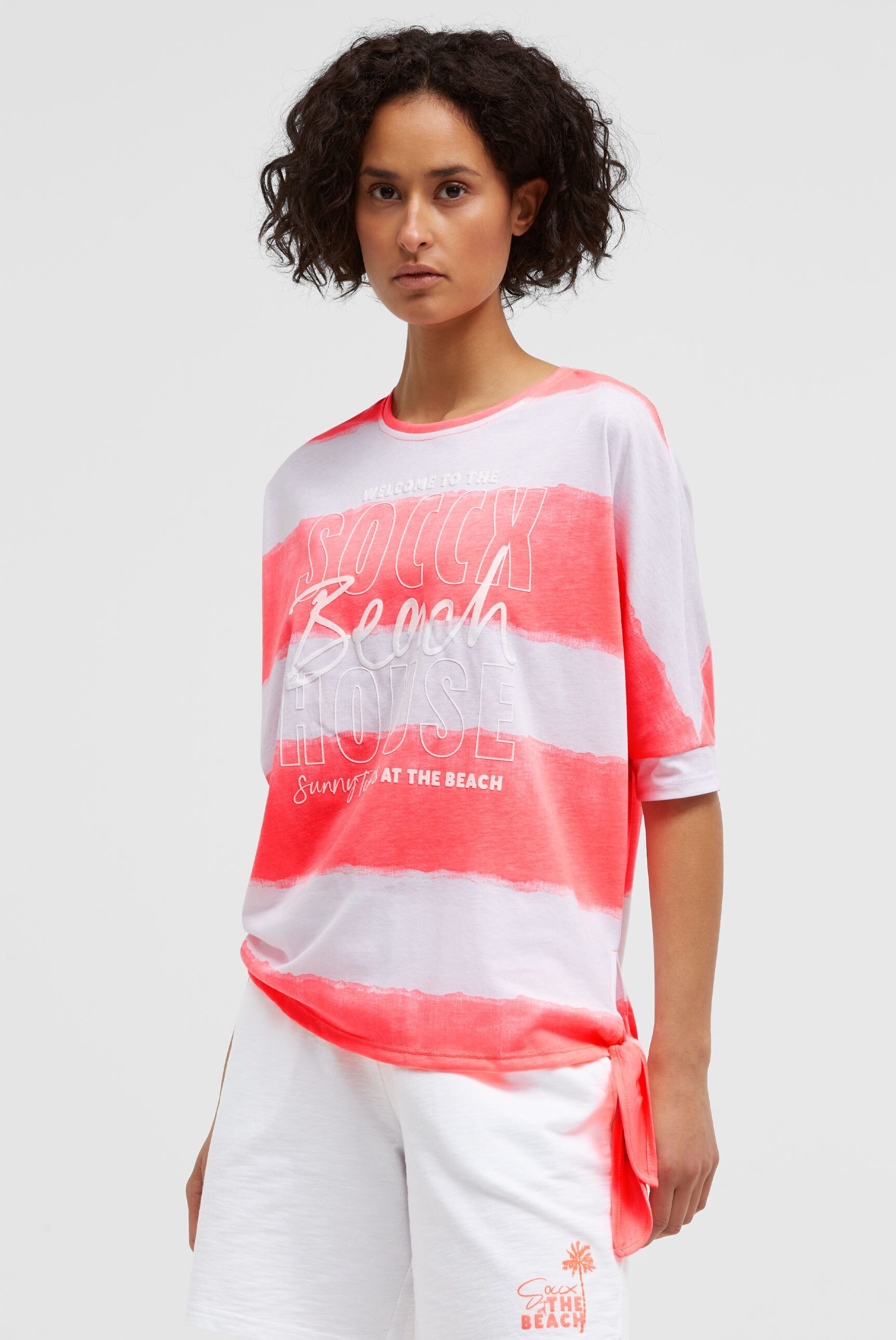 SOCCX Rundhalsshirt mit Baumwolle