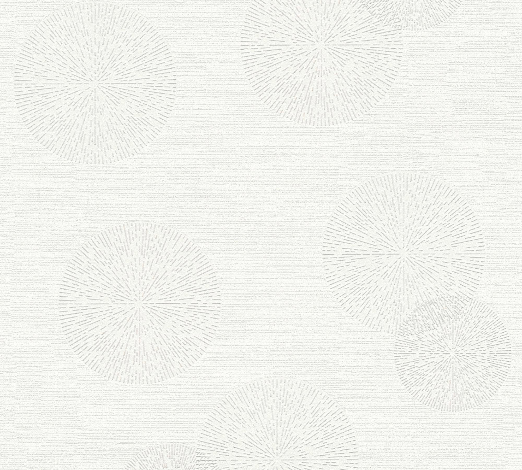 living walls Vliestapete Happy Spring, gepunktet, Grafik Tapete Kreise