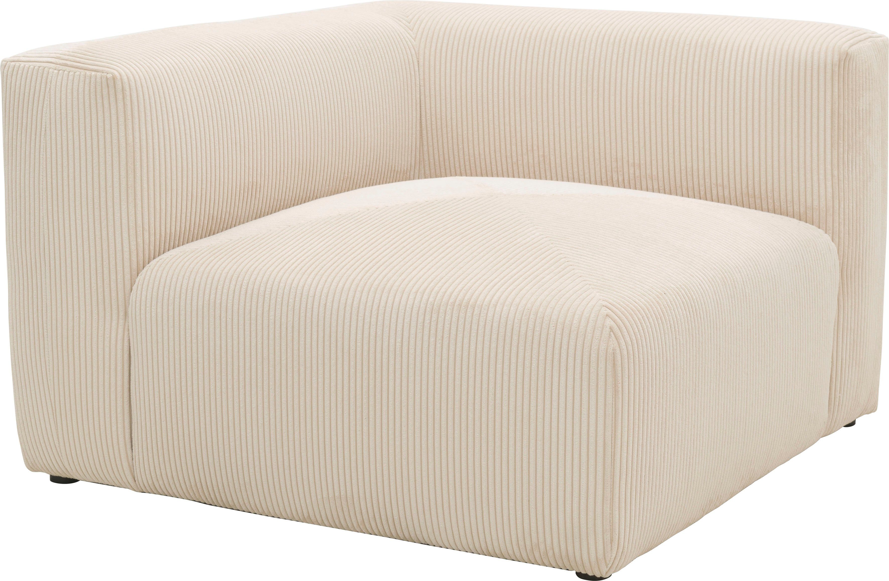 Home affaire Sofa-Eckelement Gerrid, Cord-Bezug, Modul-Eckelement, auch einzeln stellbar