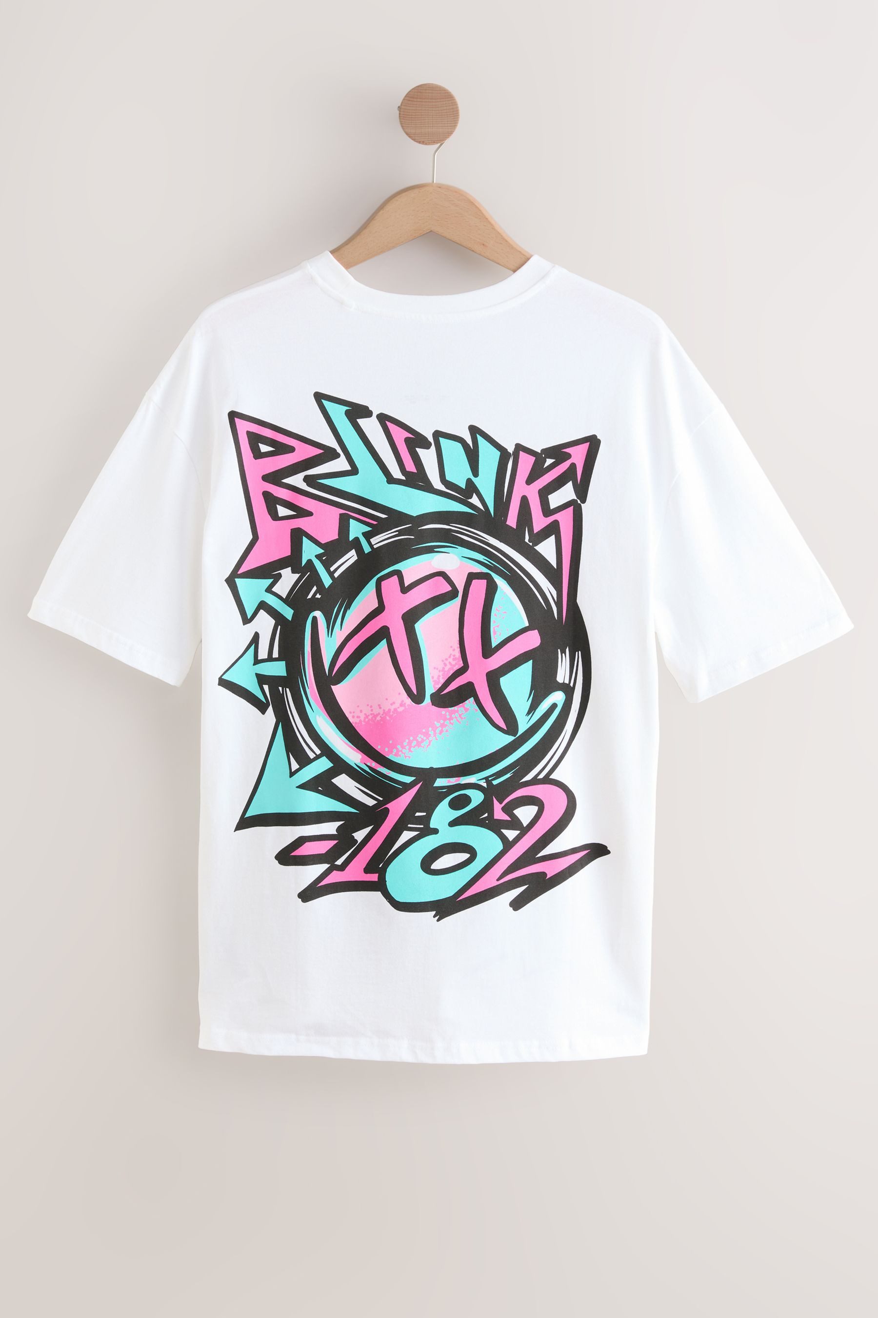Next T-Shirt Regular Fit Band-T-Shirt mit günstig online kaufen